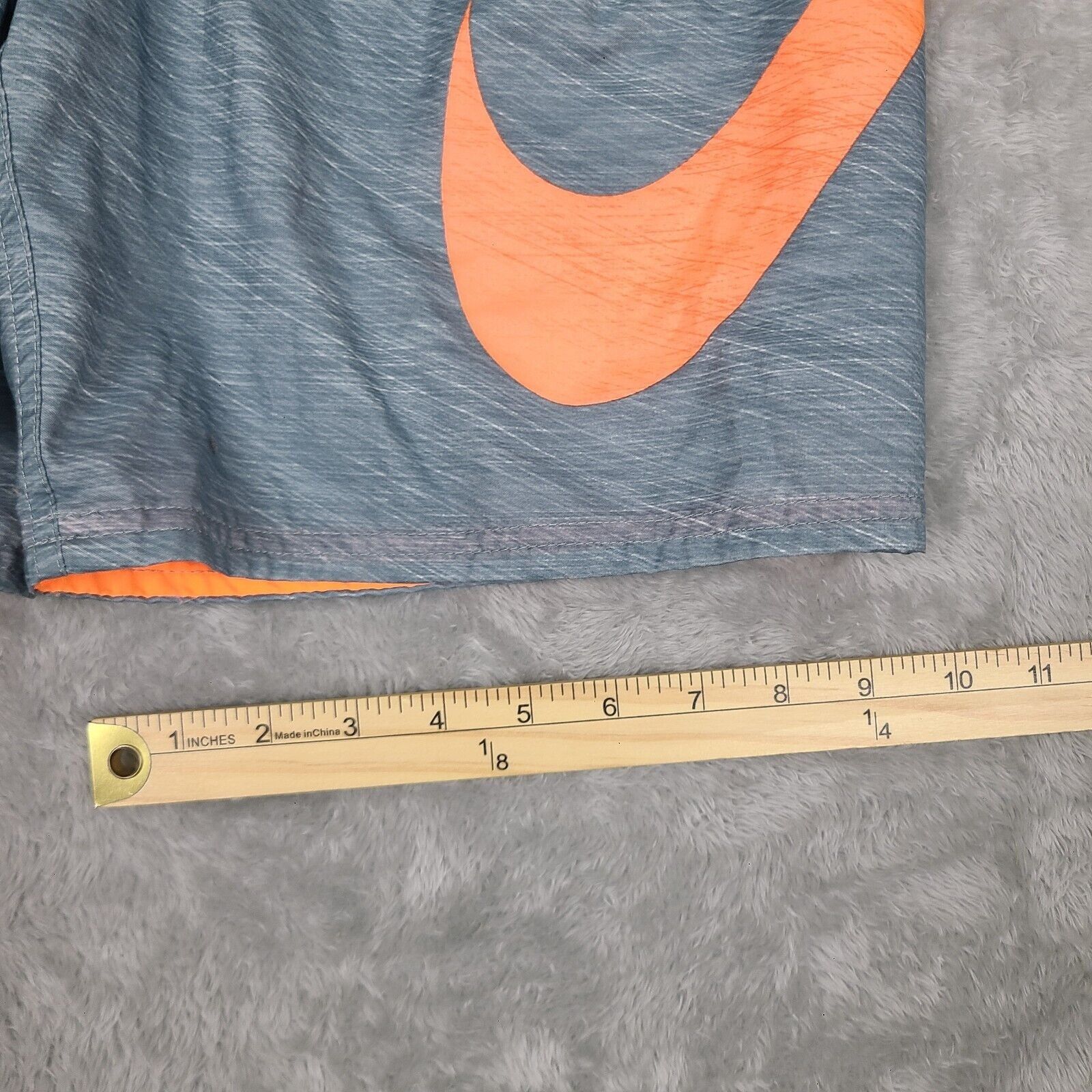 Nike Nike Board Shorts Mens Size Small Green Orange Swoosh Logo S Size US 29 - 5 Thumbnail