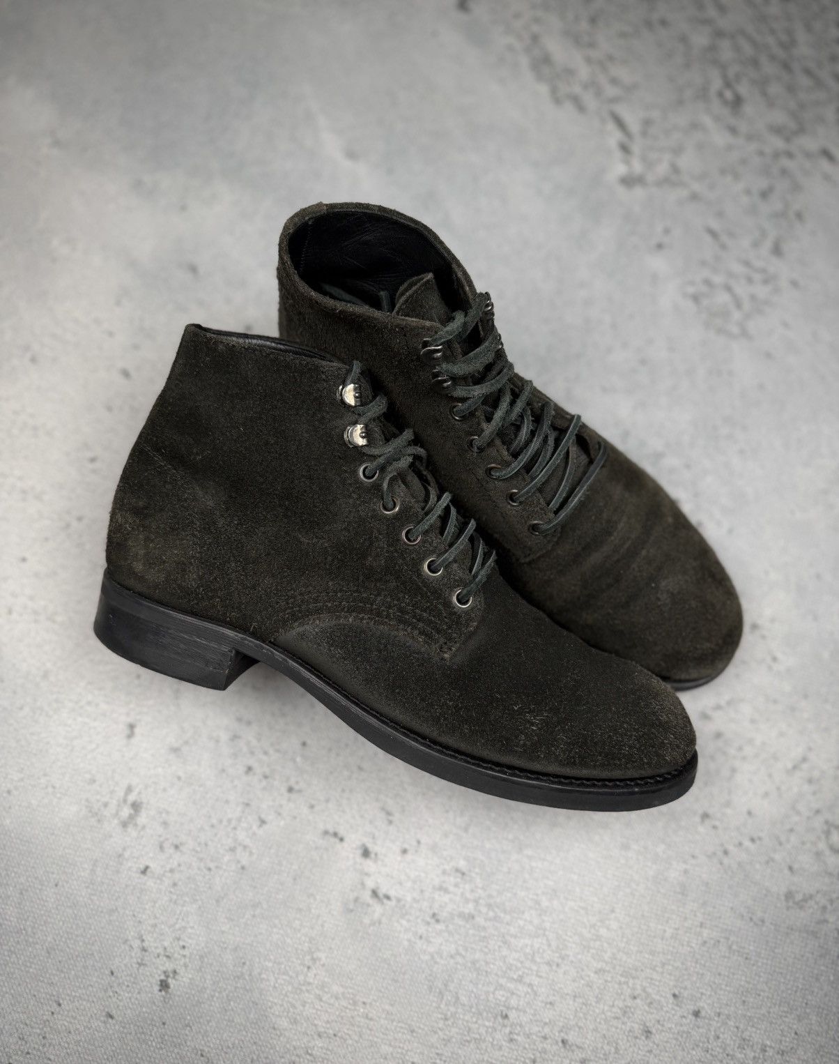 Dsquared2 Dsquared2 Dark Green Suede Lace Up Boots Rugged Military lux Size US 8 / EU 41 - 3 Thumbnail