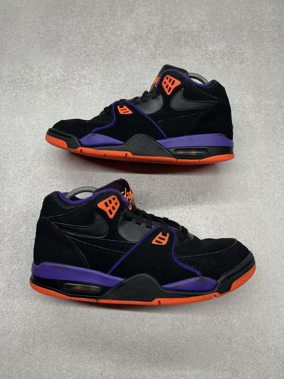 Nike Nike Air Flight 89 Court Purple Black Sneakers Basketball Size US 10 / EU 43 - 3 Thumbnail