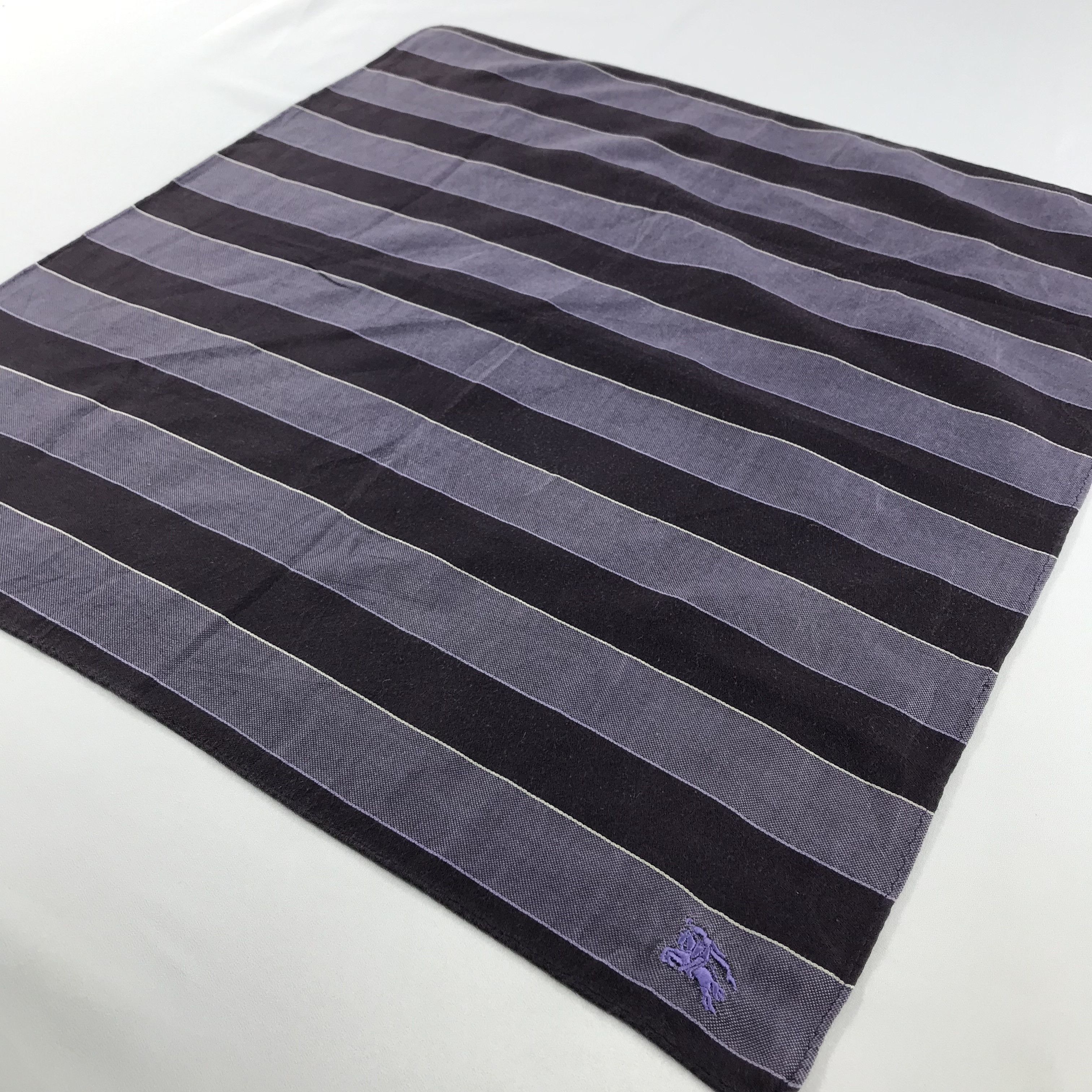 Burberry × Vintage Burberry Bandana / Handkerchief / Neckerchief - S2540 Size ONE SIZE - 2 Thumbnail