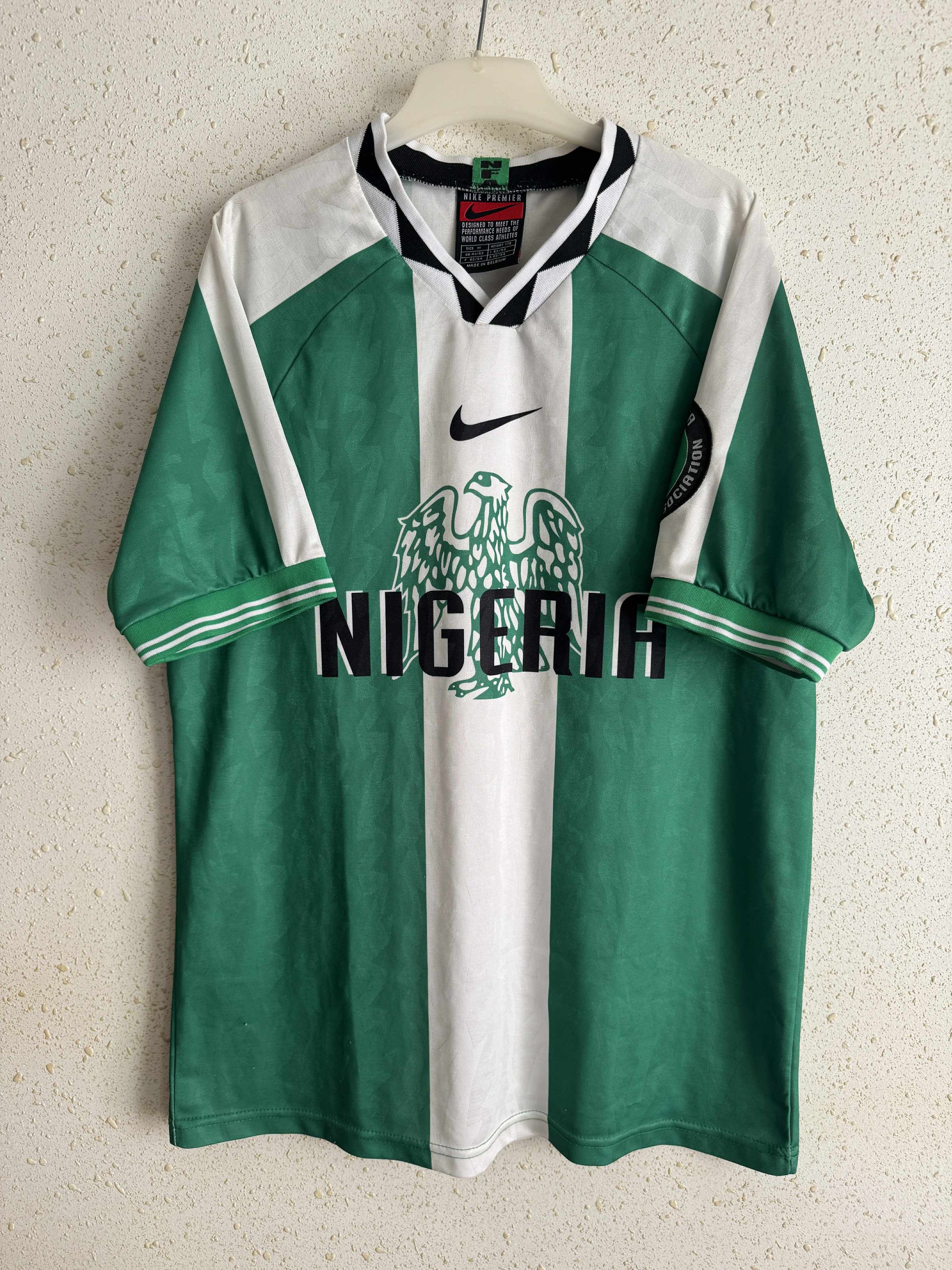 Nike Nigeria 1996/97 Home Shirt Vintage NIKE Size US M / EU 48-50 / 2 - 1 Thumbnail