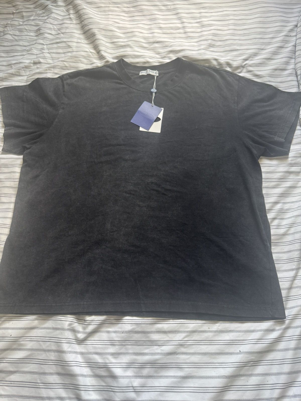 Other Aelfric Eden Washed Black Solid Tee | Size XS Size US XS / EU 42 / 0 - 2 Thumbnail