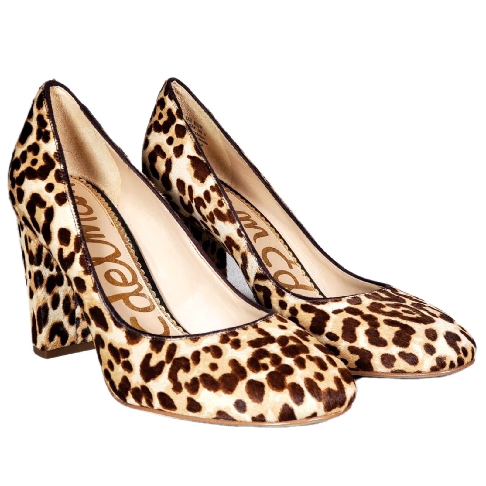Sam Edelman Sam Edelman Stillson Pumps Brown Leopard Print Calf Hair Heels Women's US 8.5 M Size US 9 / IT 39 - 2 Thumbnail