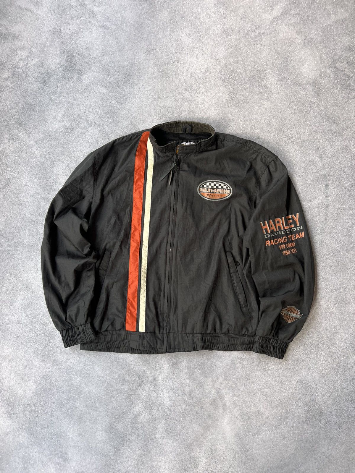 Harley Davidson 🔥 Harley-Davidson Racing Team Windbreaker XL Reflective Logo Size US XL / EU 56 / 4 - 1 Thumbnail