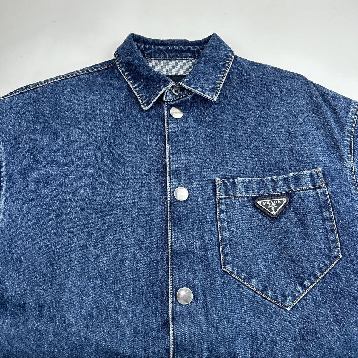 Prada Prada denim shirt Size US L / EU 52-54 / 3 - 7 Thumbnail