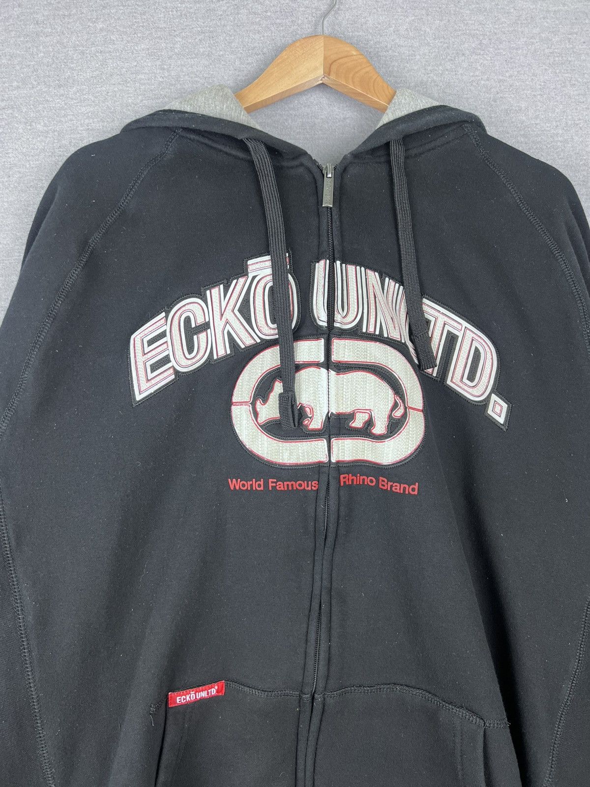 Vintage Ecko Unlimited Untld Heavyweight Hoodie Y2K Vintage Men XXL Size US XXL / EU 58 / 5 - 1 Thumbnail
