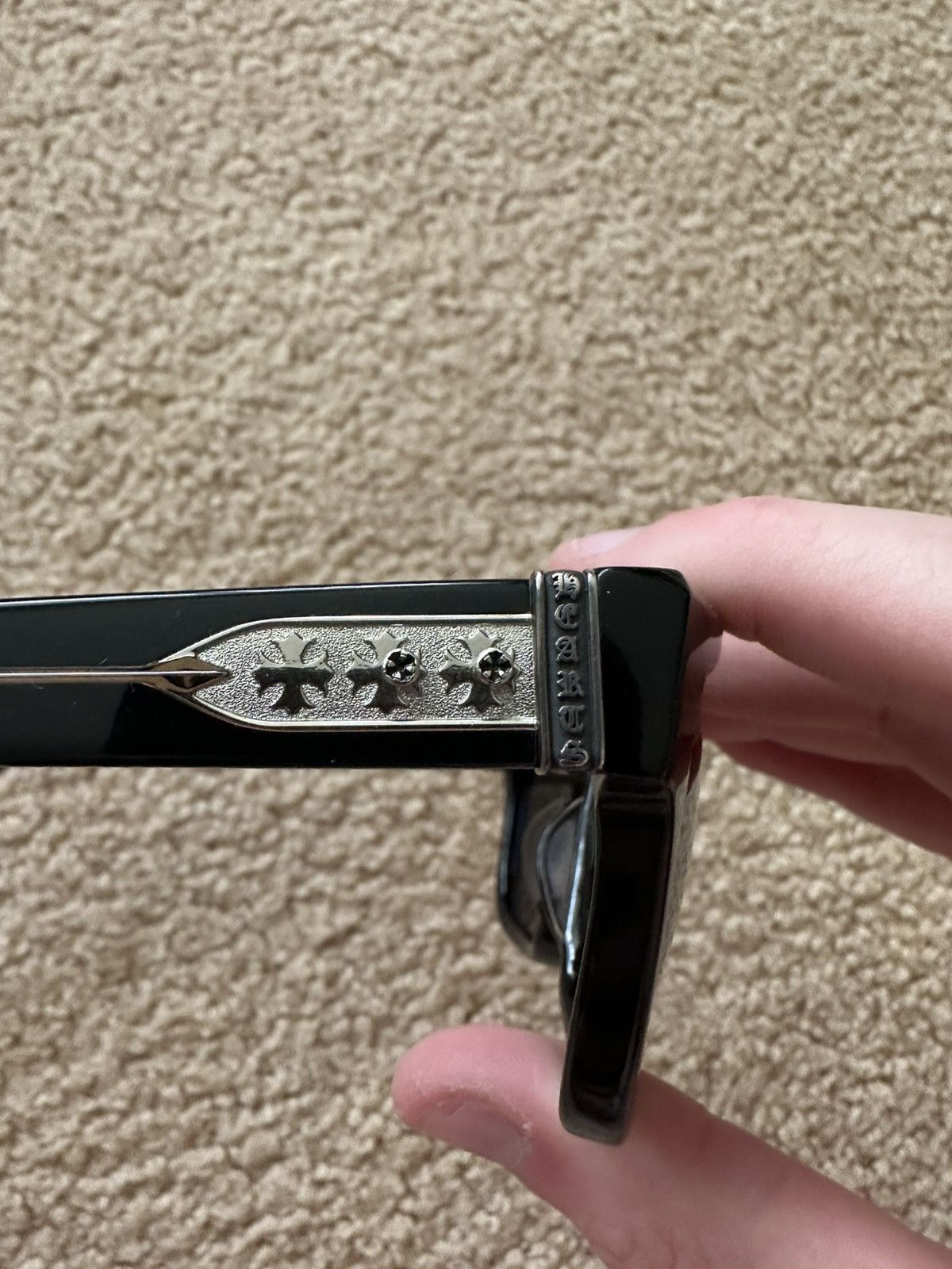 Chrome Hearts Chrome Hearts Midixathrill I Black Sunglasses & Case Size ONE SIZE - 5 Thumbnail