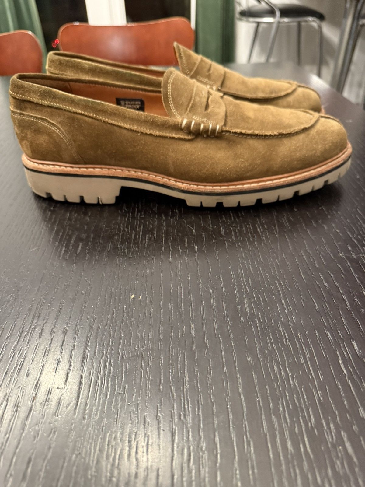 Allen Edmonds Allen Edmonds Freeport Weatherproof Suede Penny Loafer Size US 12 / EU 45 - 2 Thumbnail