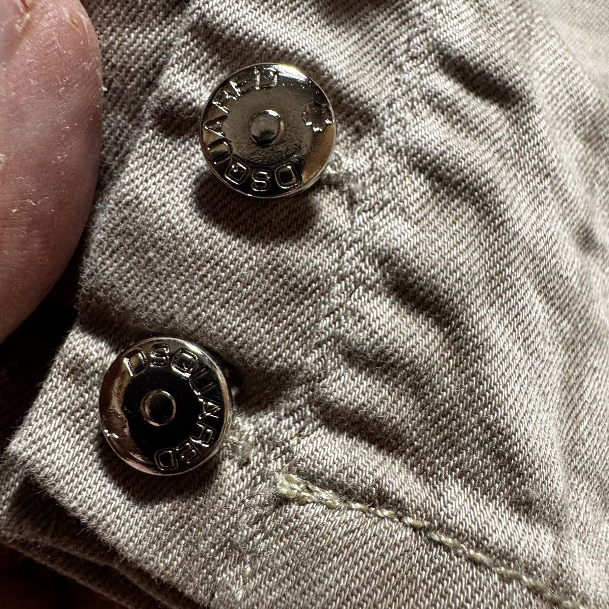Dsquared2 vintage disquared pants y2k with buttons ups Size 28" / US 6 / IT 42 - 5 Thumbnail