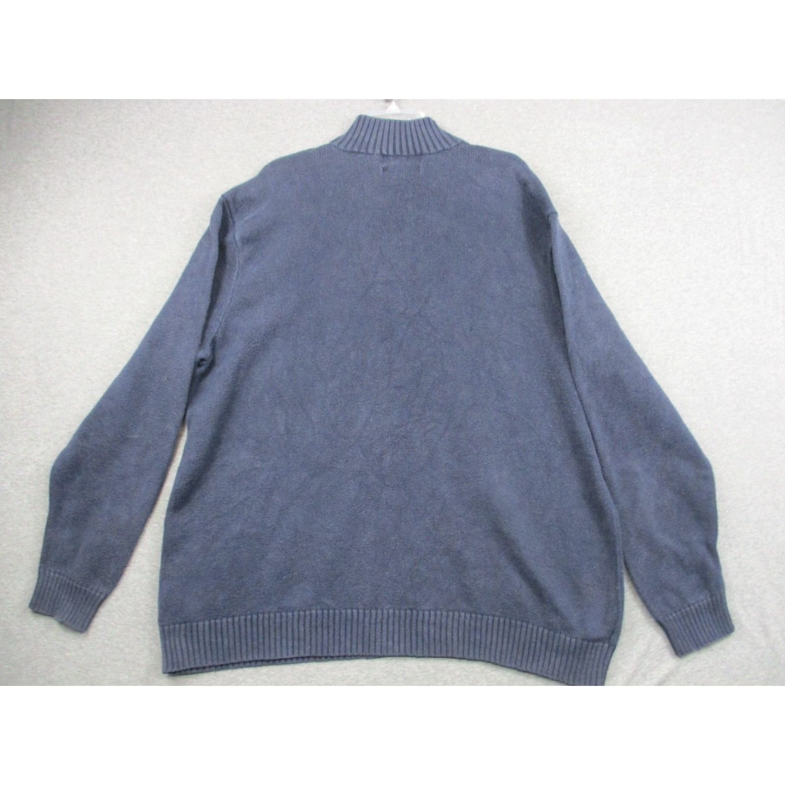 Ralph Lauren VINTAGE Polo Ralph Lauren 1/4 Zip Sweater 3XLT Men Pullover Blue Cotton Logo Size US XXL / EU 58 / 5 - 7 Thumbnail