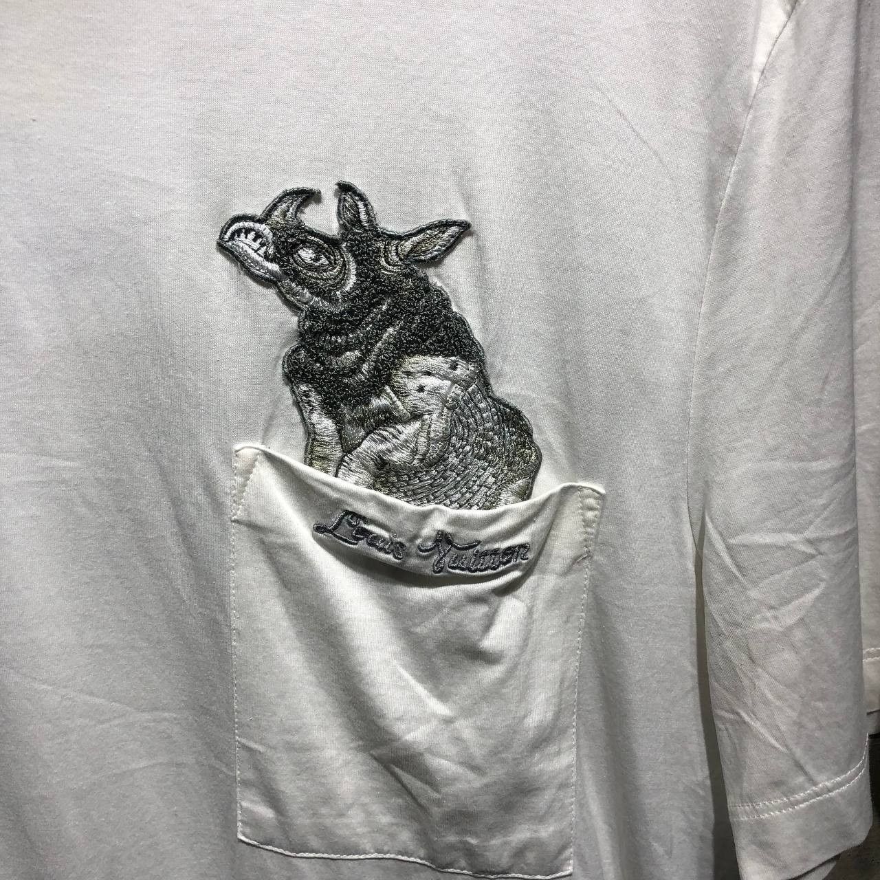 Louis Vuitton Louis Vuitton Rhino Embroidered Tee Size US M / EU 48-50 / 2 - 2 Thumbnail