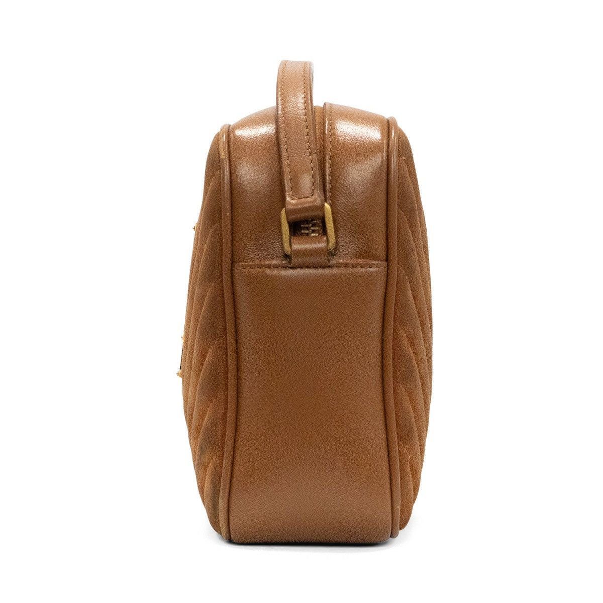 Saint Laurent Paris Saint Laurent Paris 'Lou' Suede Camera Bag Size ONE SIZE - 4 Thumbnail