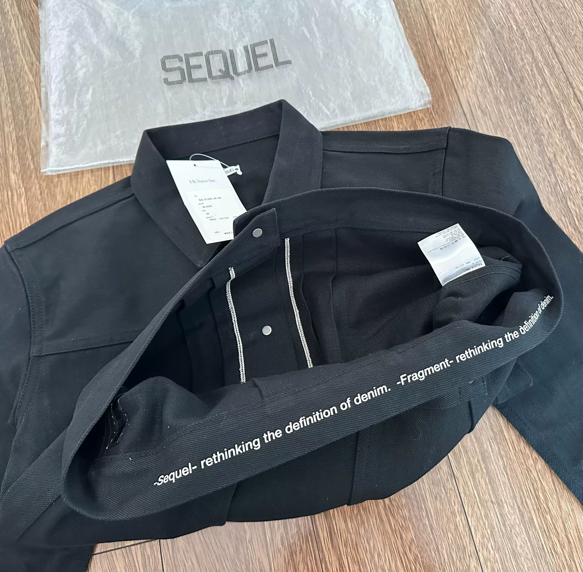 Fragment Design SEQUEL Fragment Collaboration Denim Jacket Size US M / EU 48-50 / 2 - 5 Thumbnail