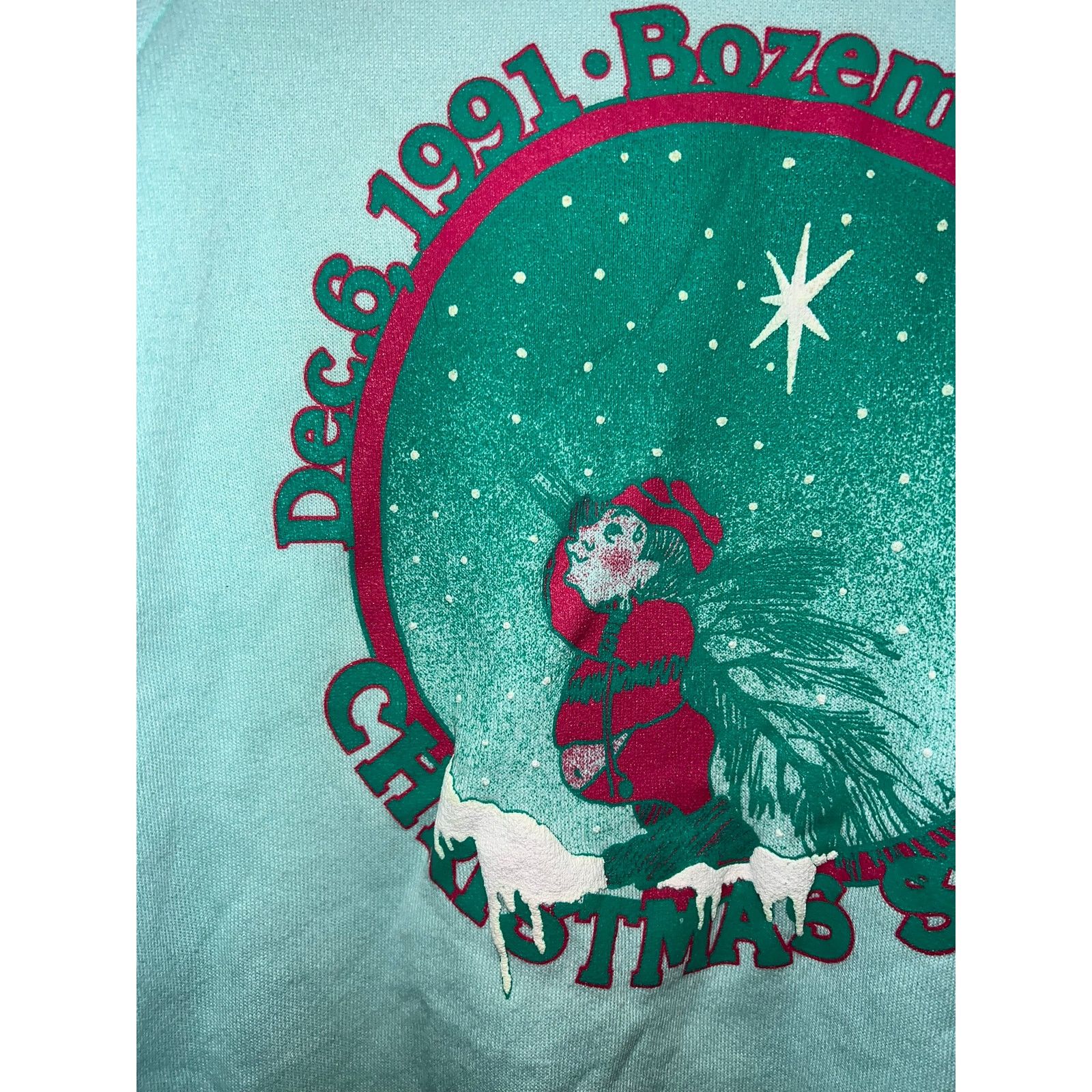 Vintage Vintage Christmas Stroll Sweatshirt Crewneck Bozeman 90s M Size US M / EU 48-50 / 2 - 3 Thumbnail