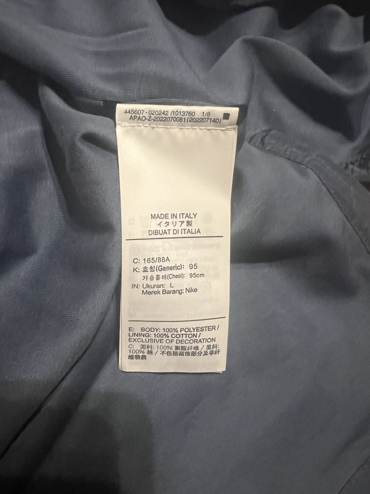 Nike Nike ESC “Every Stitch Considered” Woven Shirt Jacket Blue L Size US L / EU 52-54 / 3 - 4 Thumbnail
