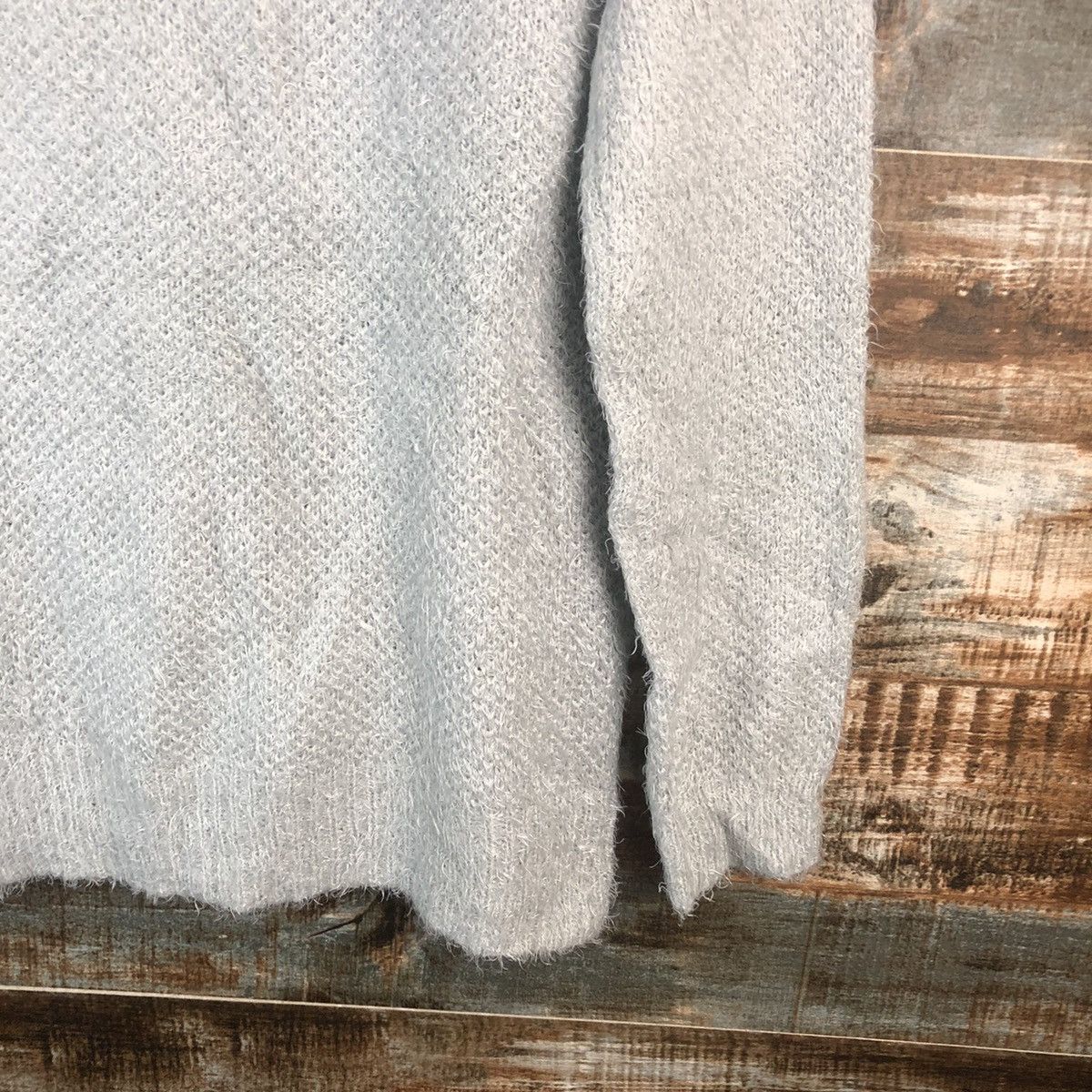Japanese Brand DL Sorridere Blue Mohair Knitwear #C385 Size M / US 6-8 / IT 42-44 - 16 Thumbnail