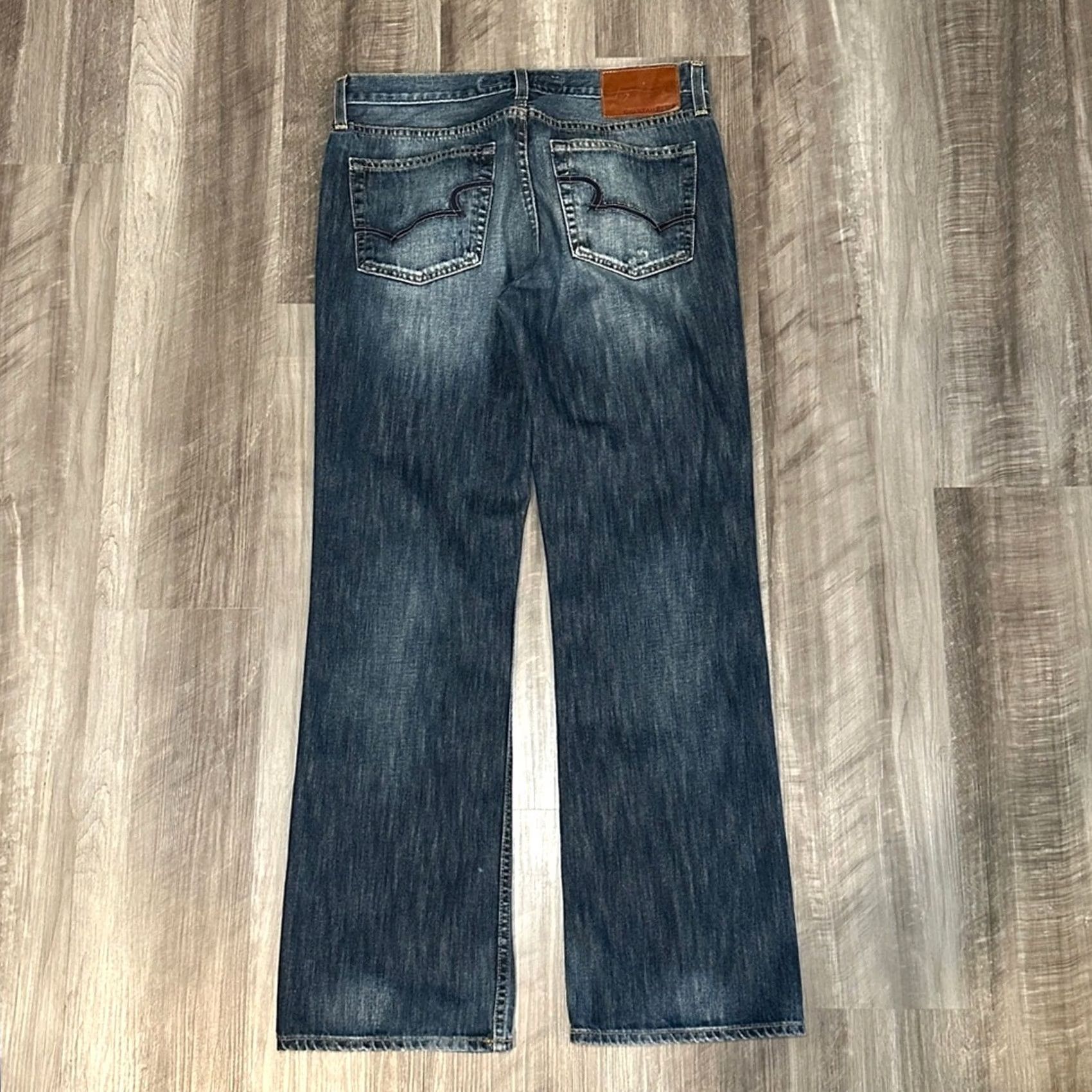 Vintage BIG STAR Jeans Bootcut 32R Men Blue Regular 32 Inseam 32 JeansBootcut Mens Blue 32 Regular Size US 32 / EU 48 - 3 Thumbnail