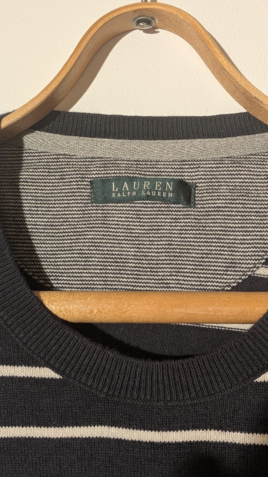 Lauren Ralph Lauren 🧥 Lauren Ralph Lauren Sweater – Navy / White (Fits L–XL) Size US L / EU 52-54 / 3 - 3 Thumbnail