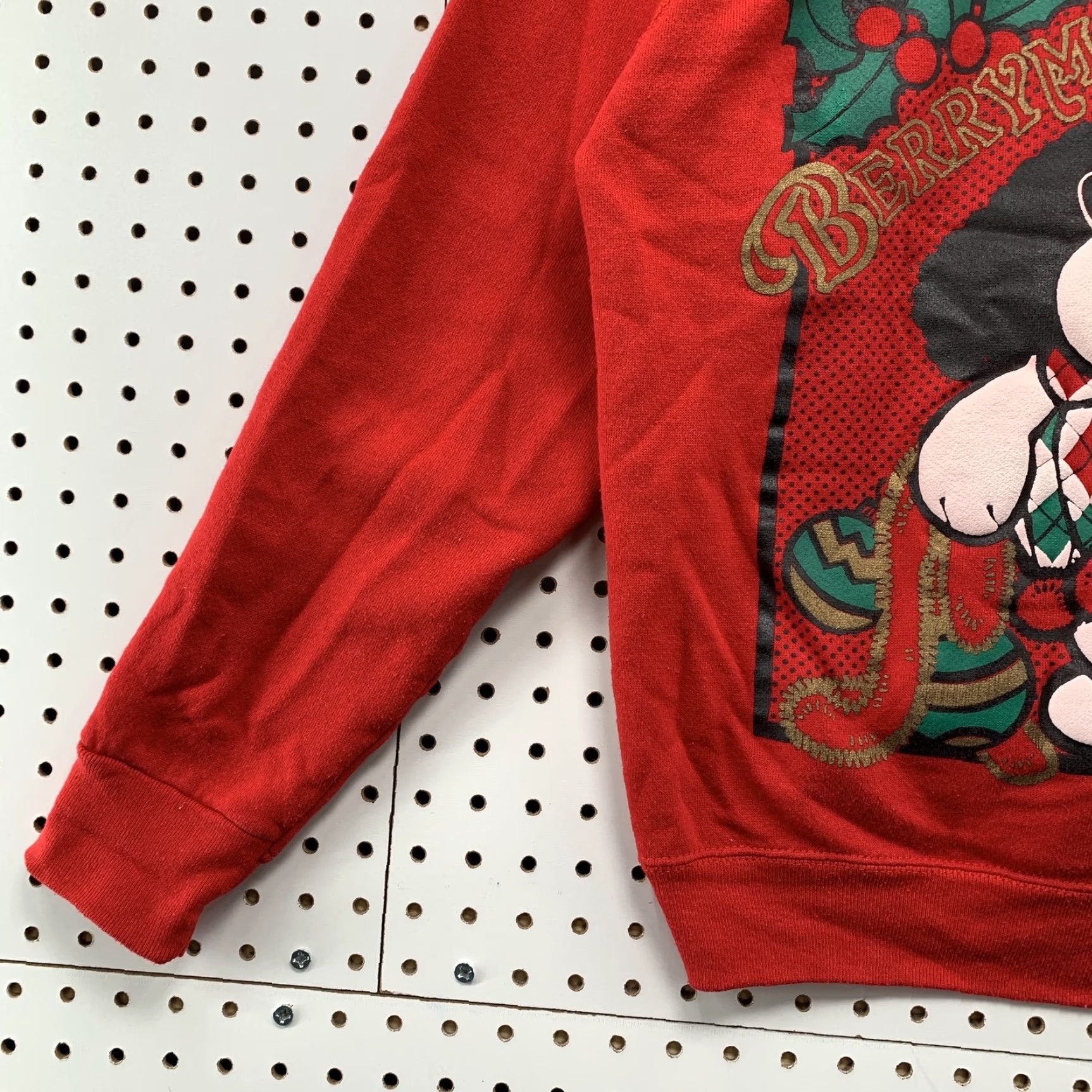 Tultex VINTAGE Tultex Berrymore Christmas Dog Crewneck Sweatshirt Mens Medium Red 90s Santa Graphic Cotton Blend USA Men M Red Christmas Mens" Size US M / EU 48-50 / 2 - 6 Thumbnail