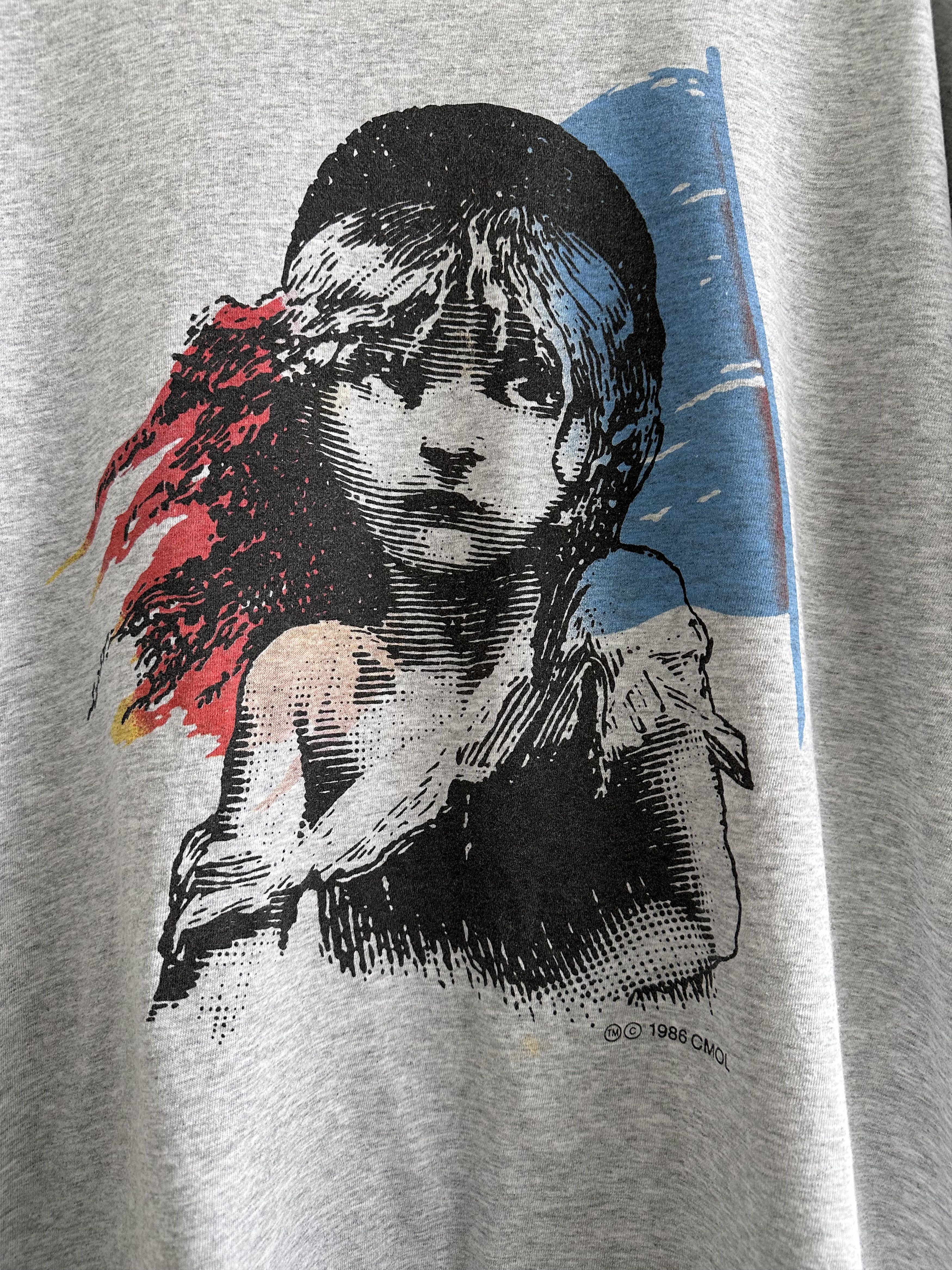 Vintage Vintage 1986 Les Miserables Movie Art Rare Tee Streetwear Size US XL / EU 56 / 4 - 3 Thumbnail