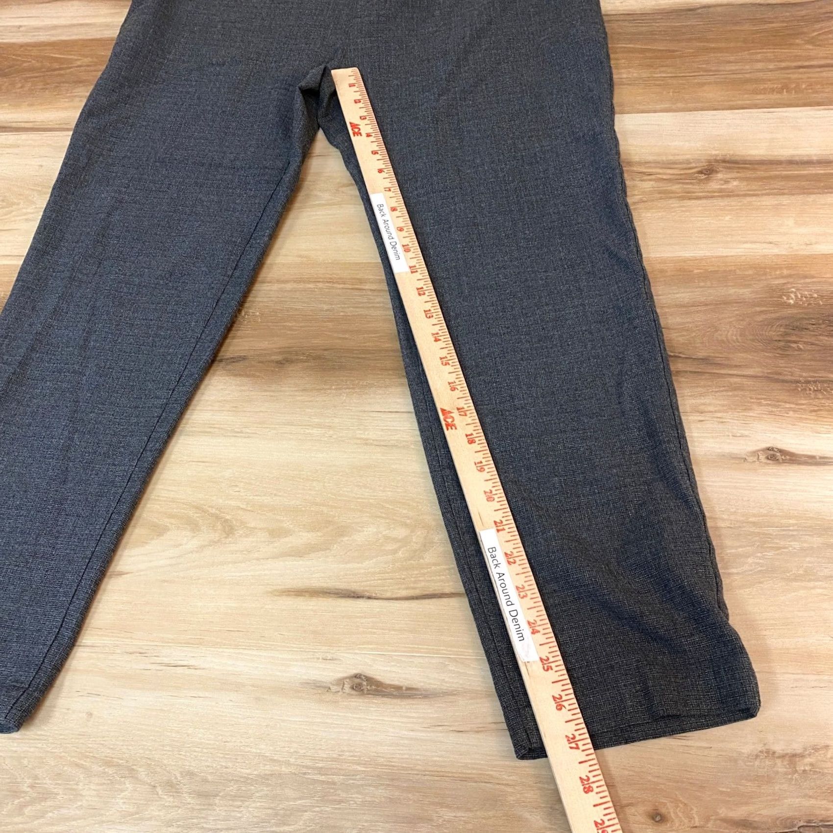 Zara Zara Dress Pants Gray 38 Slim Flat Front Pockets Stretch Office Workwear Mens Pants Career Casual Business Modern Fit Size US 38 / EU 54 - 5 Thumbnail