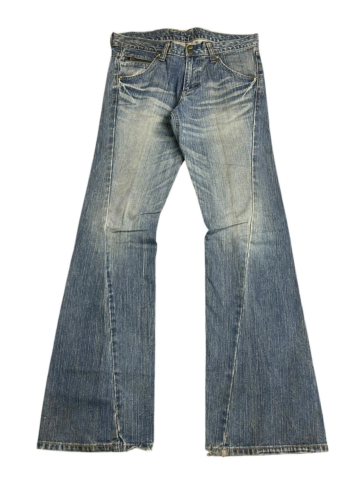 Lee Vintage Lee Riders Flare Jeans Streetwear Size US 33 - 1 Thumbnail