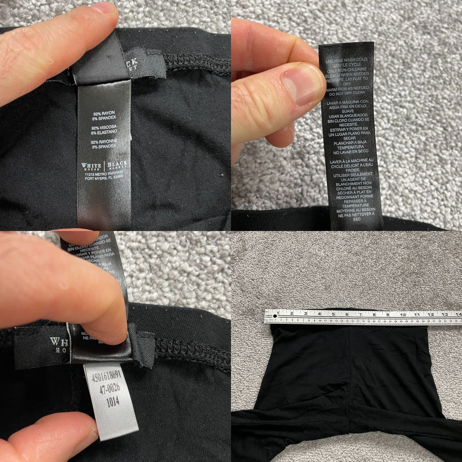 White House Black Market White House Black Market Leggings Compression Womens XXS Black Active Gym 2XS Black Athleisure Skinny 23 in Inseam Mens/Womens? Size 24" / US 00 / IT 34 - 8 Thumbnail