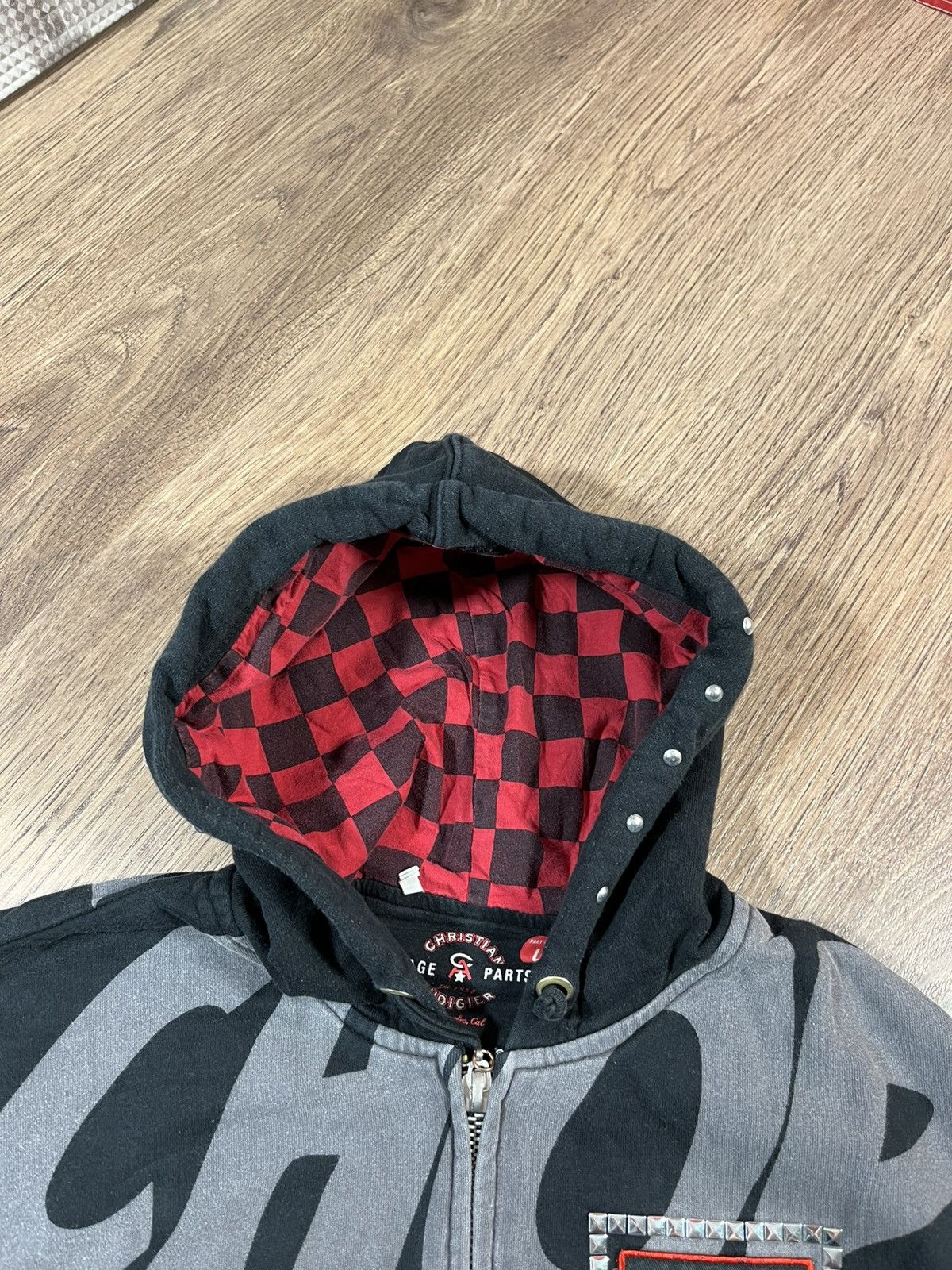 Christian Audigier Christian Audigier Zip Hoodie Size US L / EU 52-54 / 3 - 7 Thumbnail