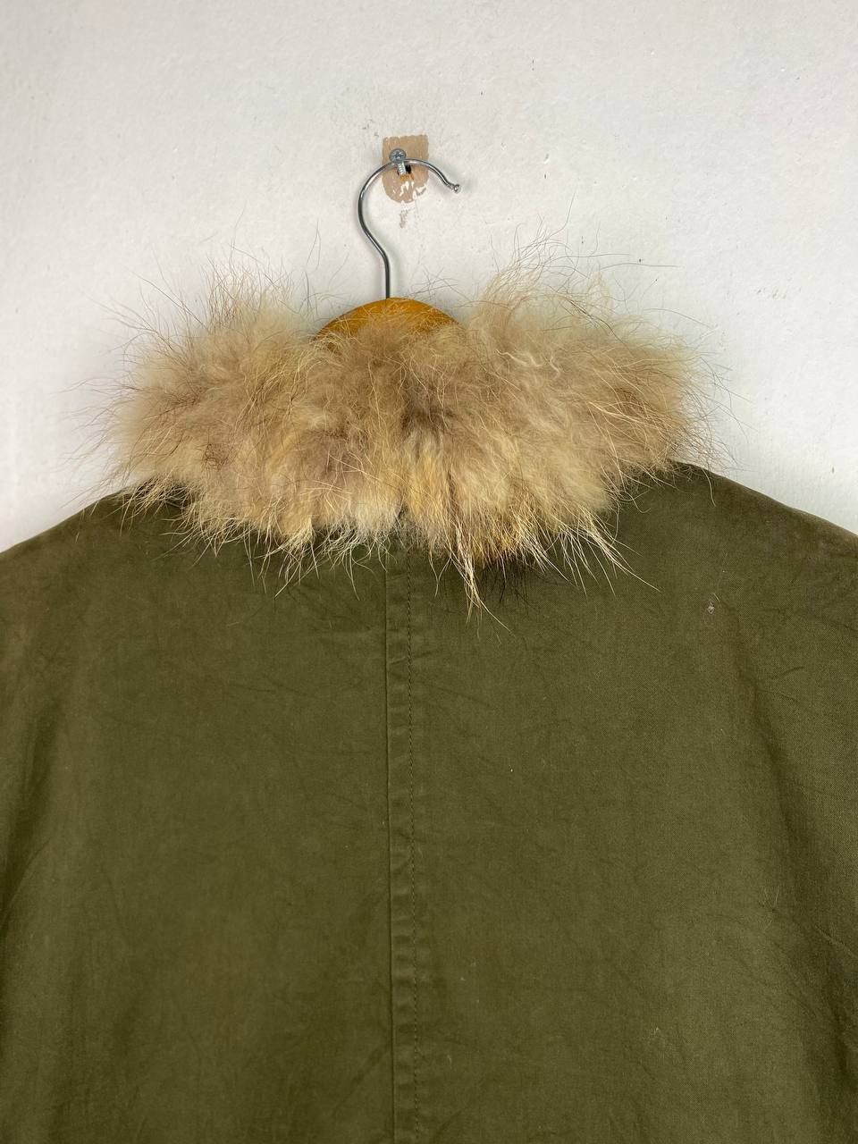 Japanese Brand naoko hamajima green army jacket faux fur collar Size M / US 6-8 / IT 42-44 - 11 Thumbnail