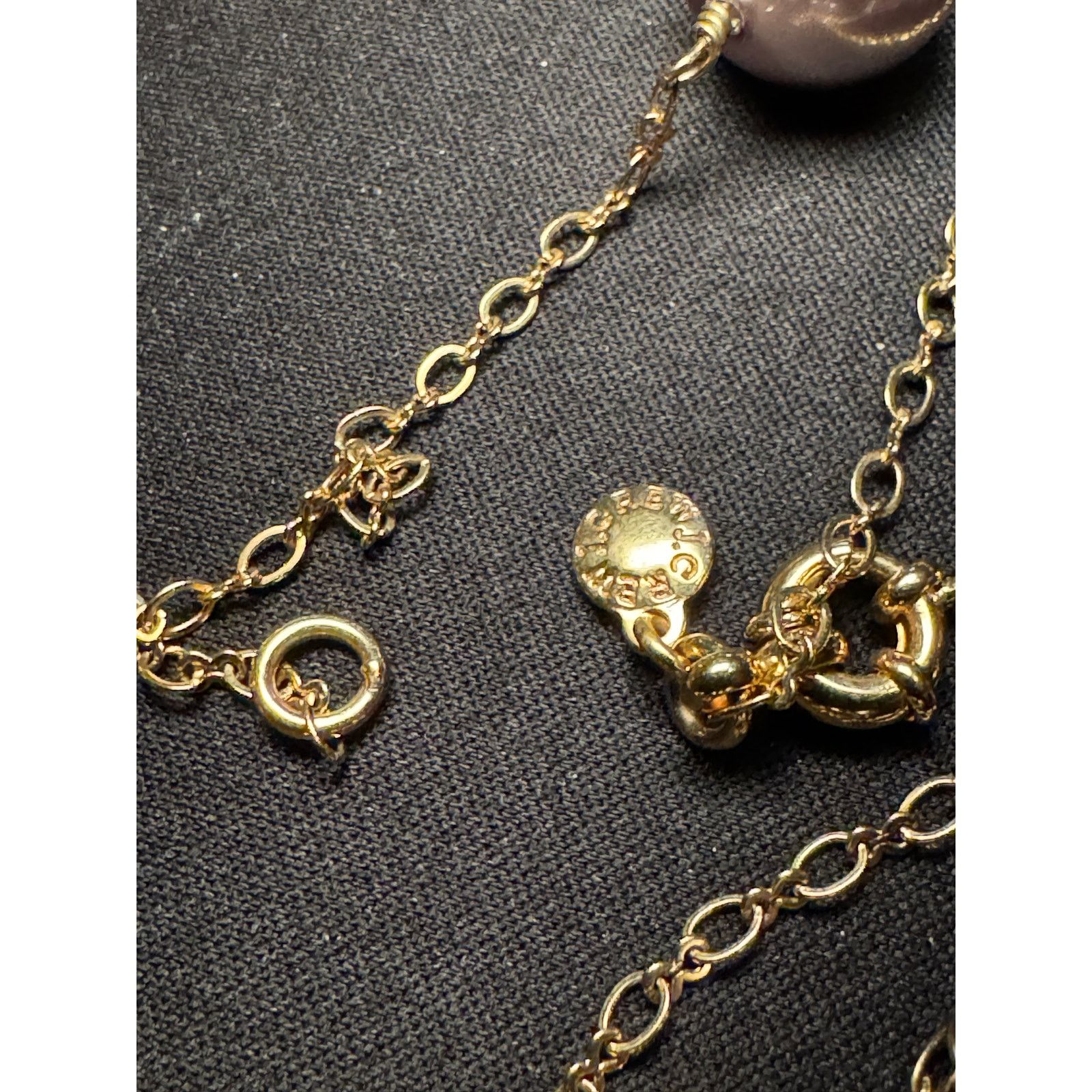 J.Crew J Crew Faux Pearl with Crystal Offset 35in Necklace Size ONE SIZE - 3 Thumbnail