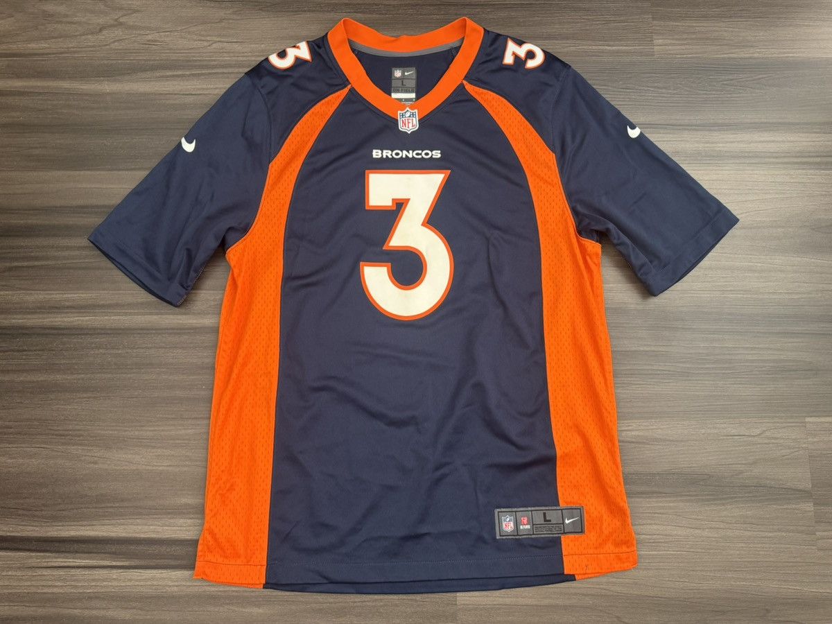 Nike Denver Broncos Russell Wilson #3 NFL On Field Home Jersey Size US L / EU 52-54 / 3 - 1 Thumbnail