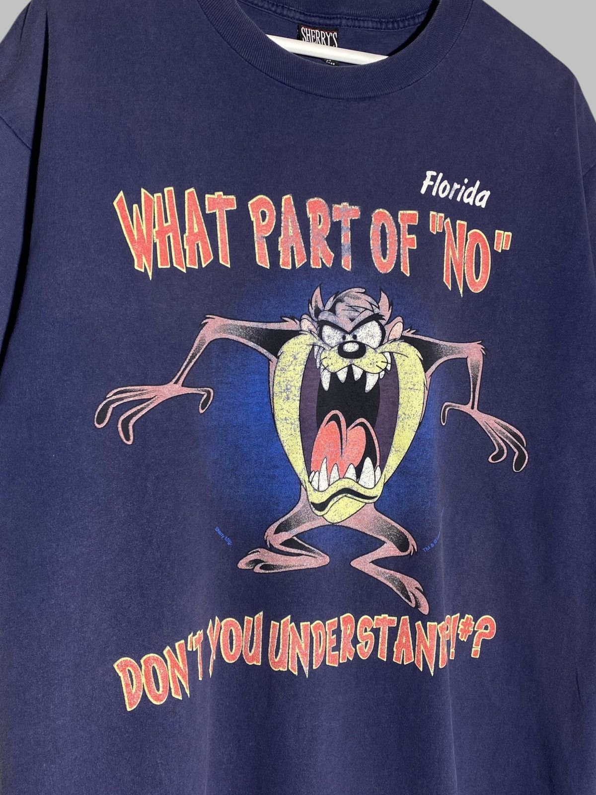 Vintage Vintage 90s Taz Looney Tunes T-shirt Graphic Tee Sherry’s Size US XL / EU 56 / 4 - 3 Thumbnail