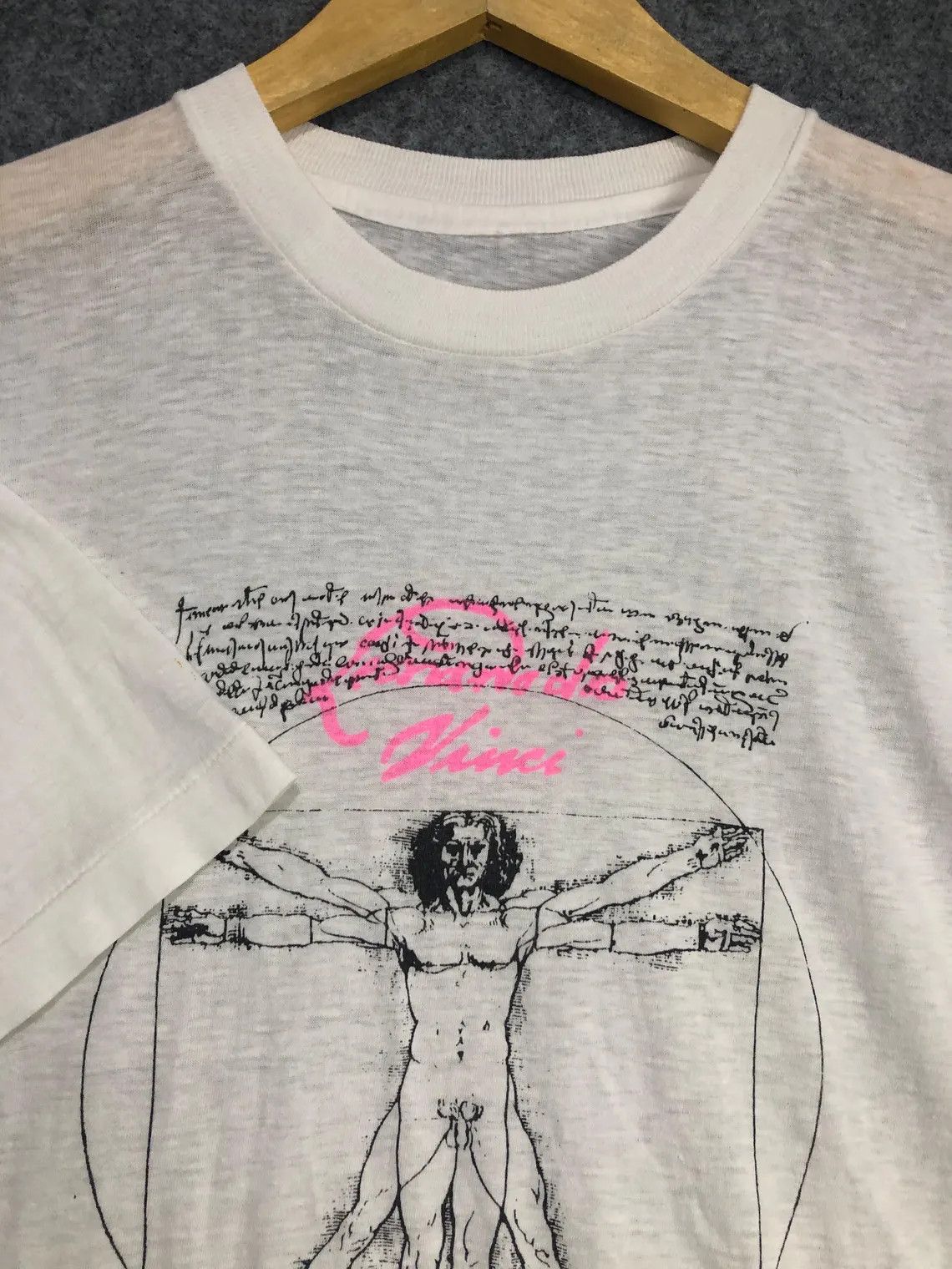 Vintage Vintage Leonardo Da Vinci T-Shirt Size US M / EU 48-50 / 2 - 3 Thumbnail