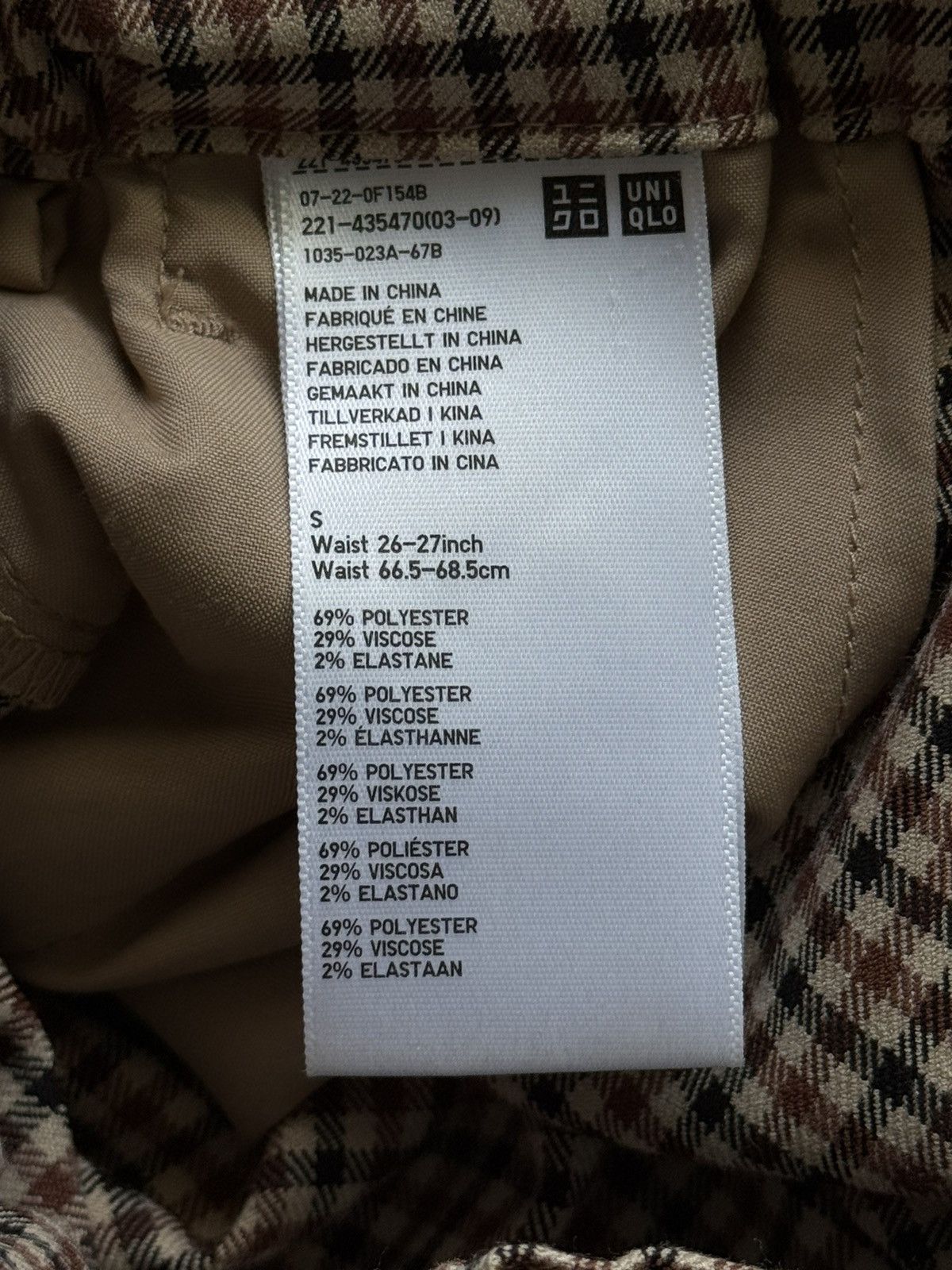 JW Anderson × Uniqlo J.W. Anderson x Uniqlo checkered wide leg culottes pants Size 27" / US 4 / IT 40 - 8 Thumbnail