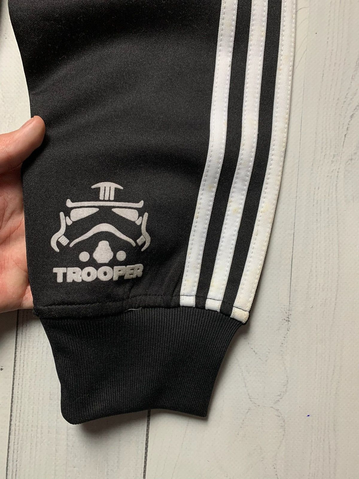 Adidas × Star Wars × Vintage Vintage Adidas x Star Wars zip hoodie size L black rare Size US L / EU 52-54 / 3 - 4 Thumbnail