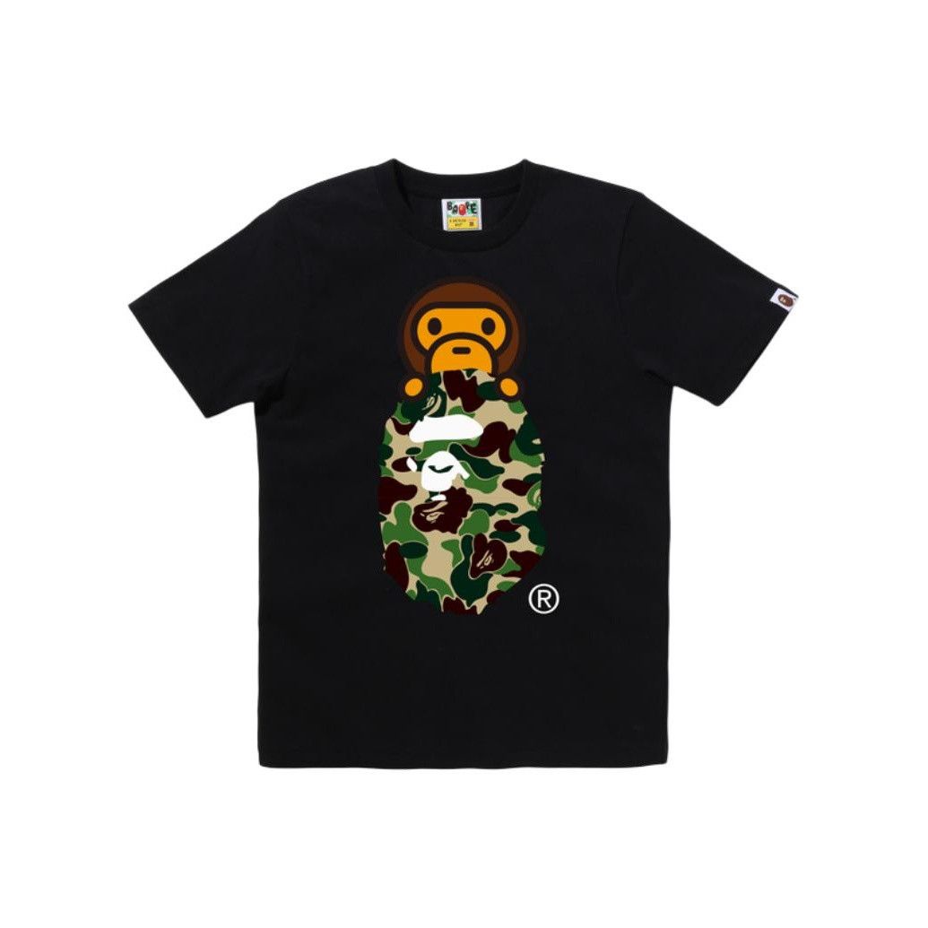 Bape A Bathing Ape Camo Logo T-Shirt Size S Size S / US 4 / IT 40 - 1 Thumbnail