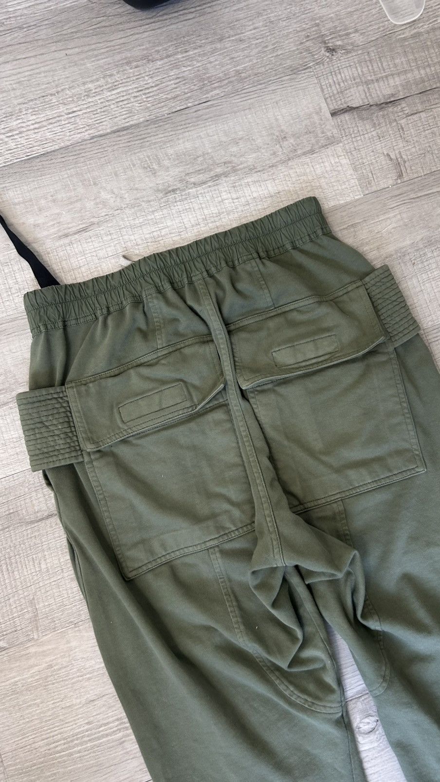 Rick Owens Rick owens green creatch cargo sweatpants Size US 29 - 8 Thumbnail