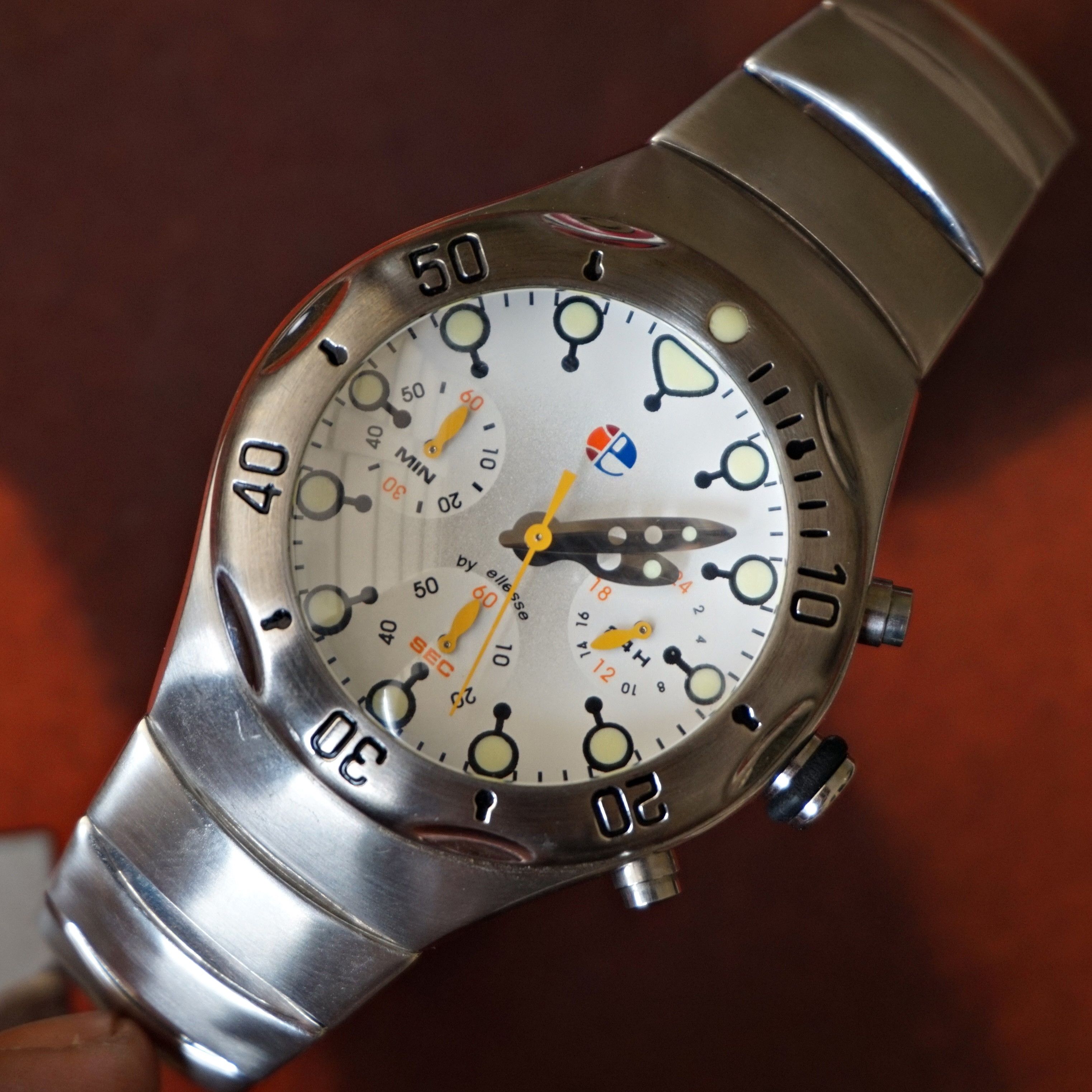 Ellesse 2000s Ellesse Chronograph watches men Size ONE SIZE - 2 Thumbnail