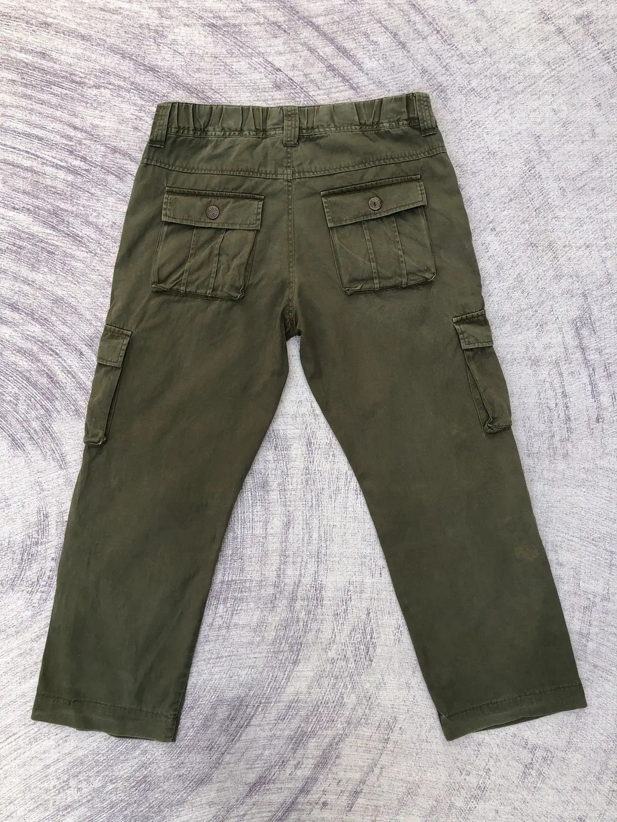 Japanese Brand × Vintage Green 🇯🇵 Multi-Pocket Tactical Cargo Pants 8 Pocket Size US 32 / EU 48 - 13 Thumbnail