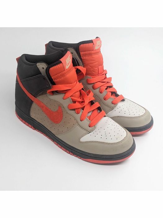 Nike Nike Dunk High-Top - Team Orange - Light Bone | Grailed