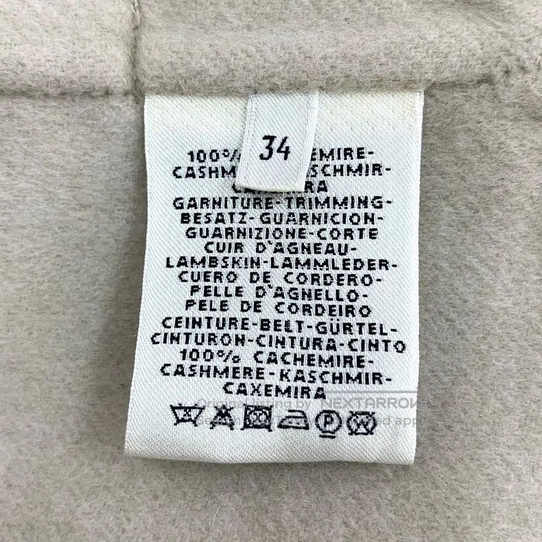 Hermes Hermes Oatmeal Cashmere Belted Coat. Size US XXS / EU 40 - 6 Thumbnail