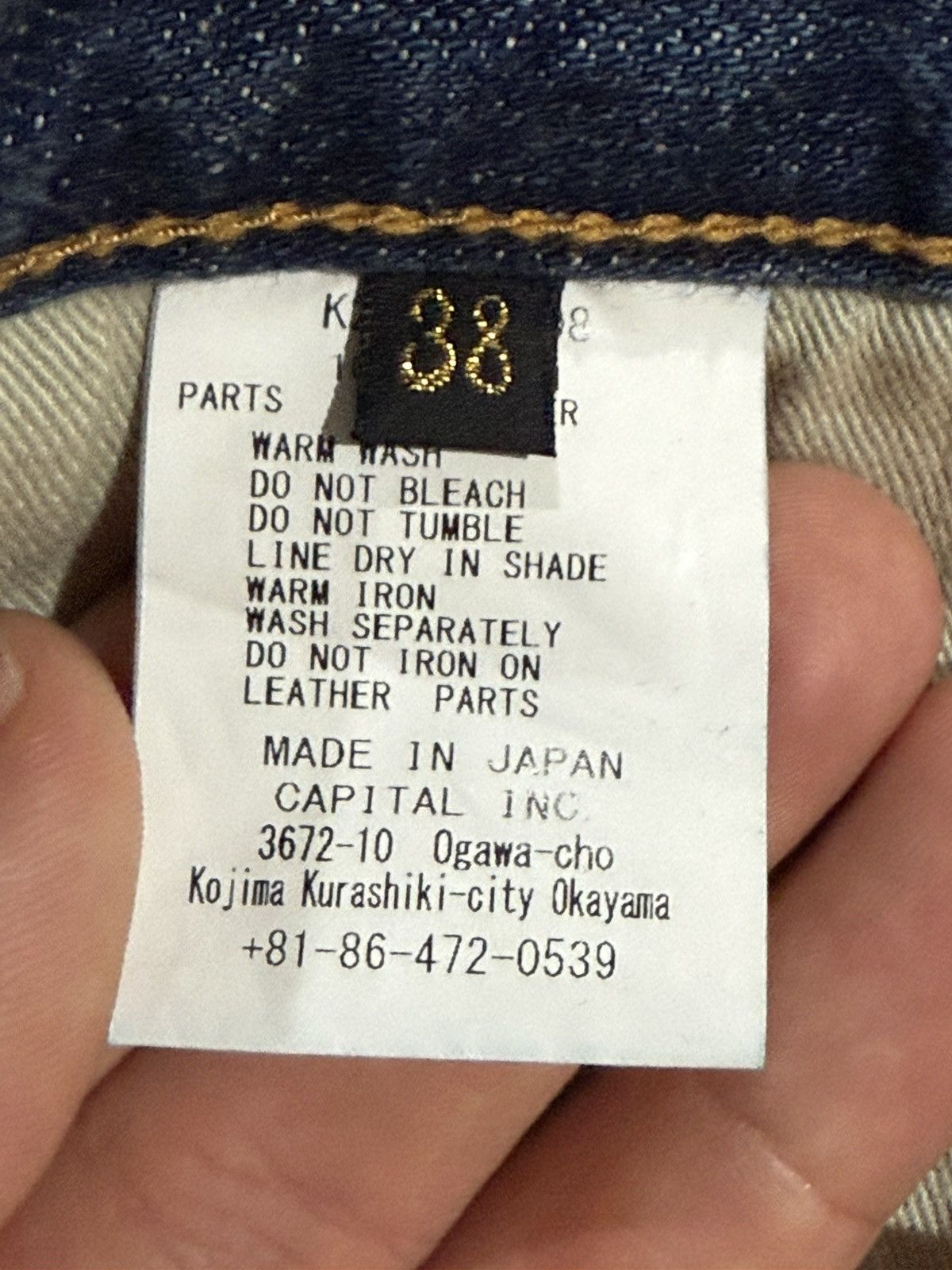 Kapital Kapital Zimbabwe Straight-Leg Jeans Size US 38 / EU 54 - 4 Thumbnail