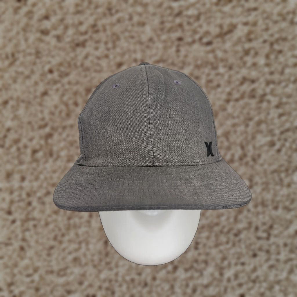 Hurley Hurley Nike Hat Cap Fitted Adult Large Gray Polyester Cotton Dri-Fit Baseball Cap Mens Sportswear Beach 90s Size ONE SIZE - 1 Thumbnail