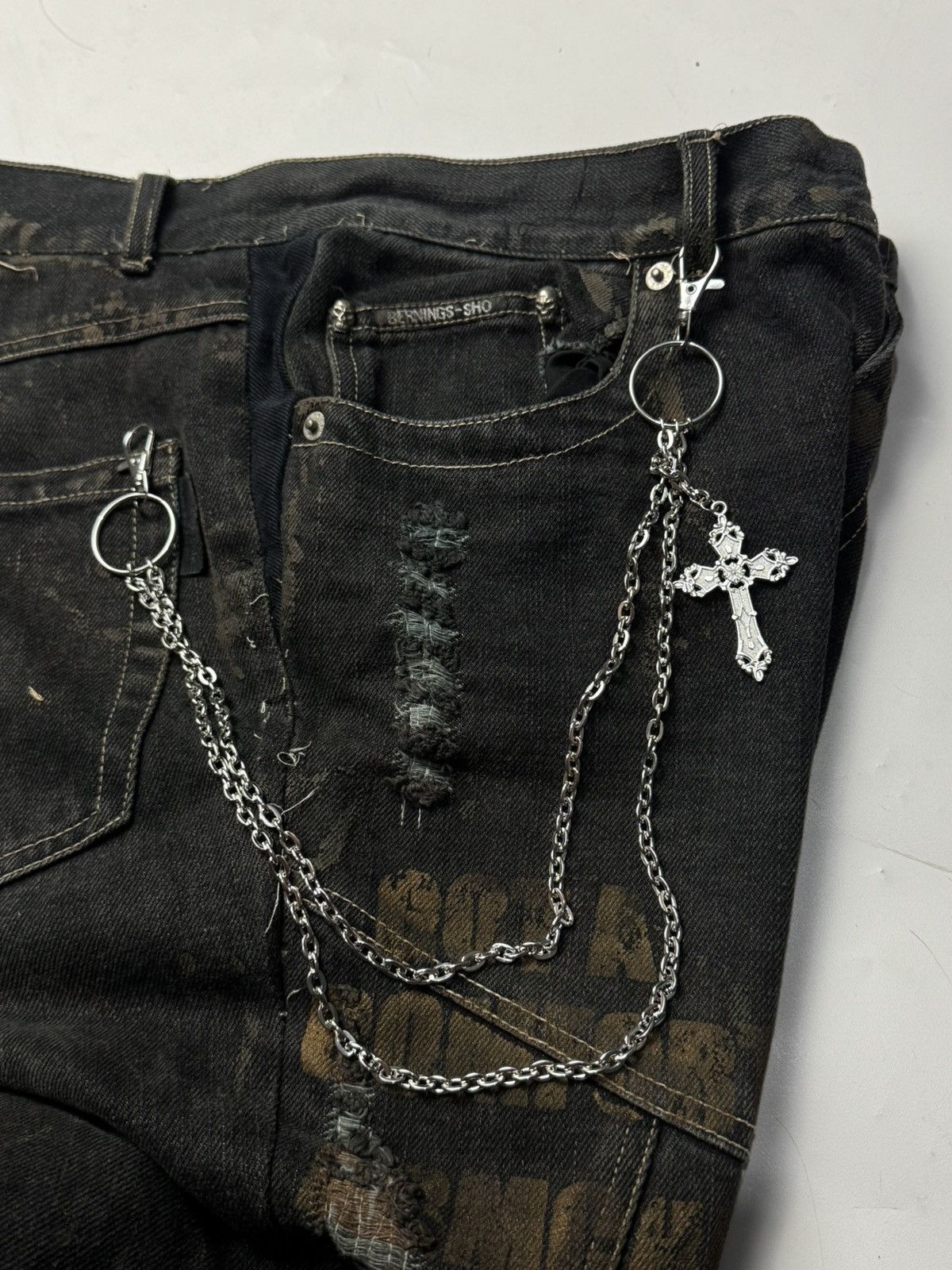 Japanese Brand Crosses 14th Styled Chain For Pants Accesories Lgb ifsix Size ONE SIZE - 1 Thumbnail