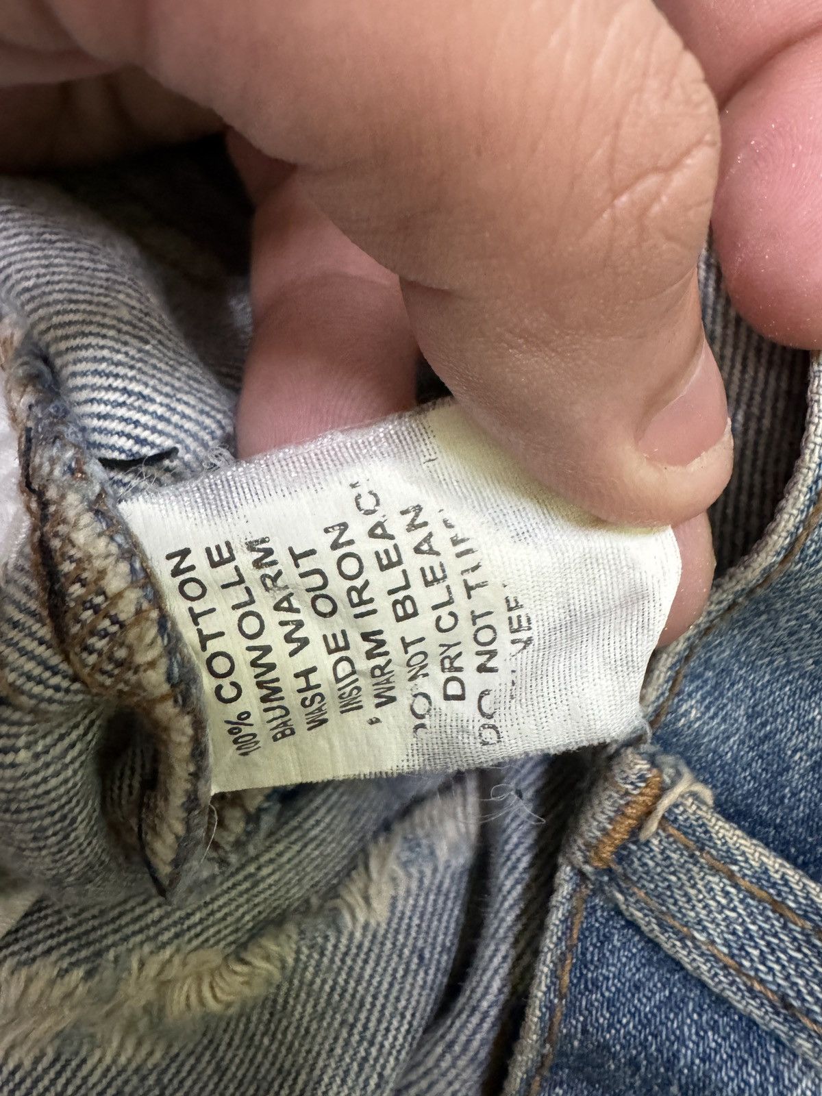 If Six Was Nine 2000s Glad News Japanese Grunge Paint Splatter Bootcut Denim Size US 32 / EU 48 - 14 Thumbnail