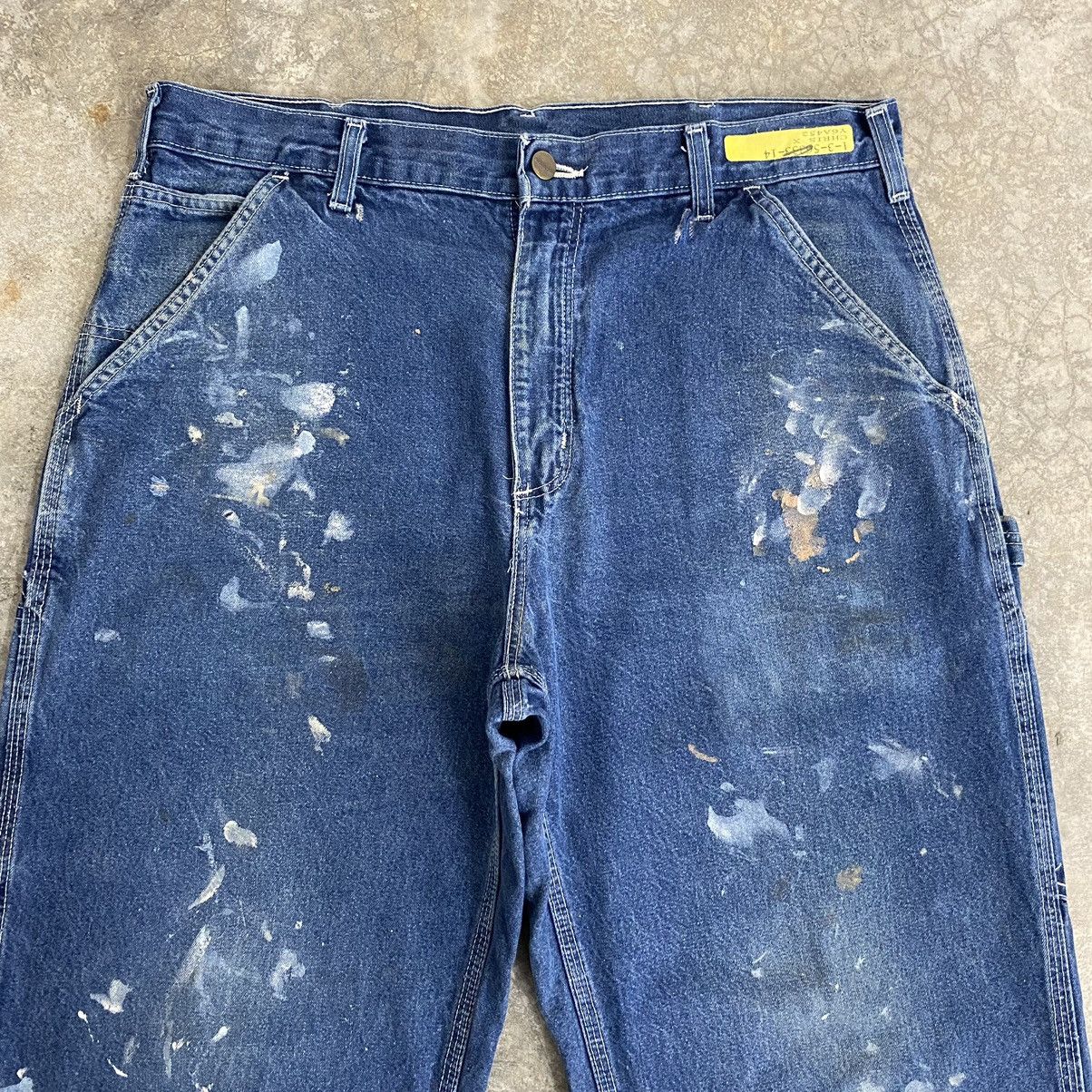 Carhartt Vintage Carhartt Splatter Painter Workwear Denim Jeans Size US 36 / EU 52 - 9 Thumbnail