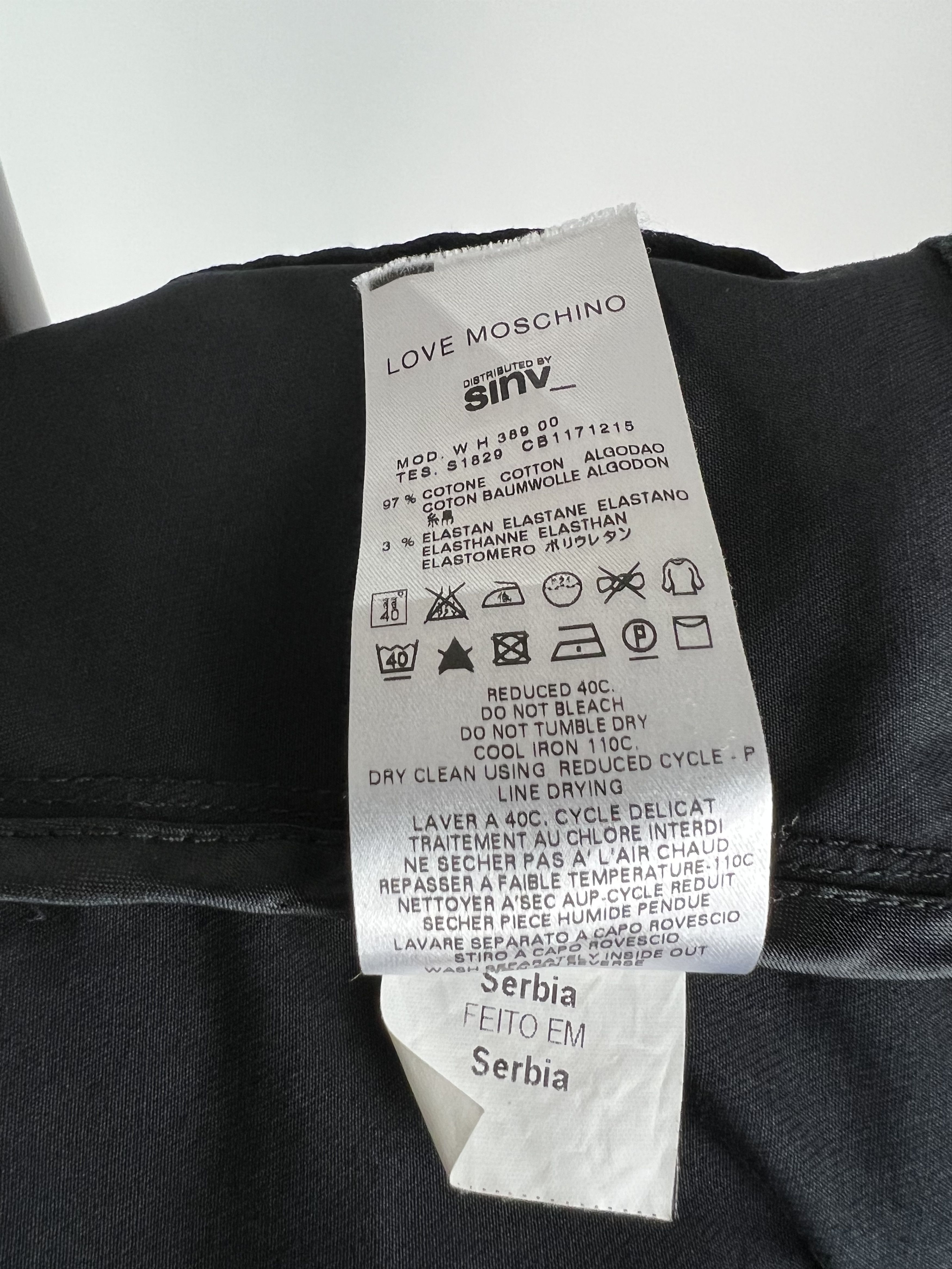 Love Moschino × Moschino Rare Vintage Love Moschino Black Denim Jacket Size S / US 4 / IT 40 - 15 Thumbnail