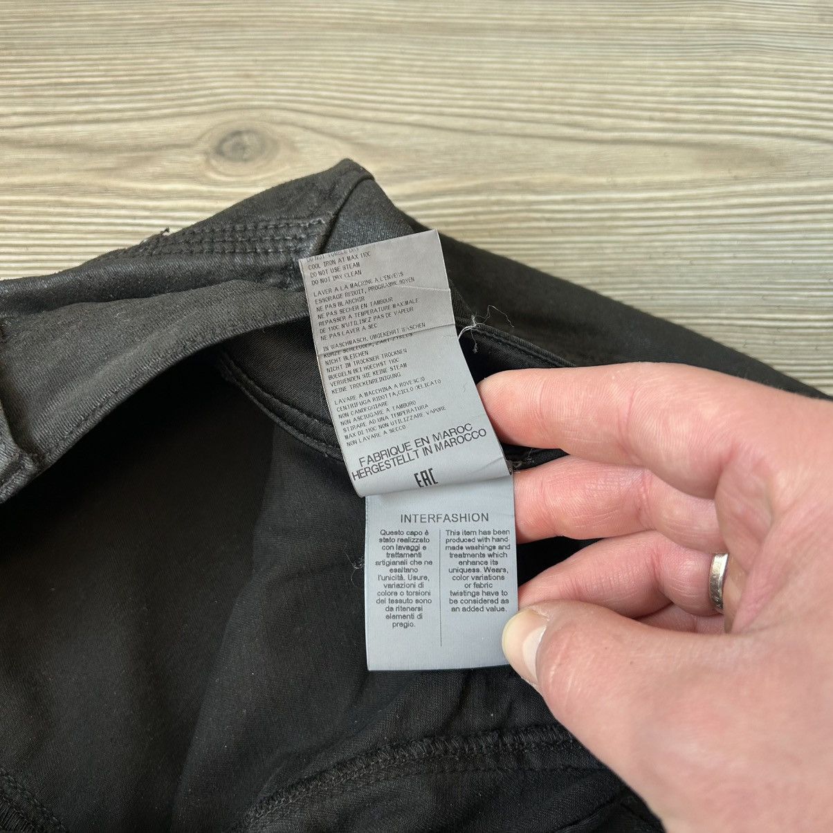 Other HIGH Use By Claire Campbell Avantgarde Waxed Cargo Pants Size US 32 / EU 48 - 21 Thumbnail