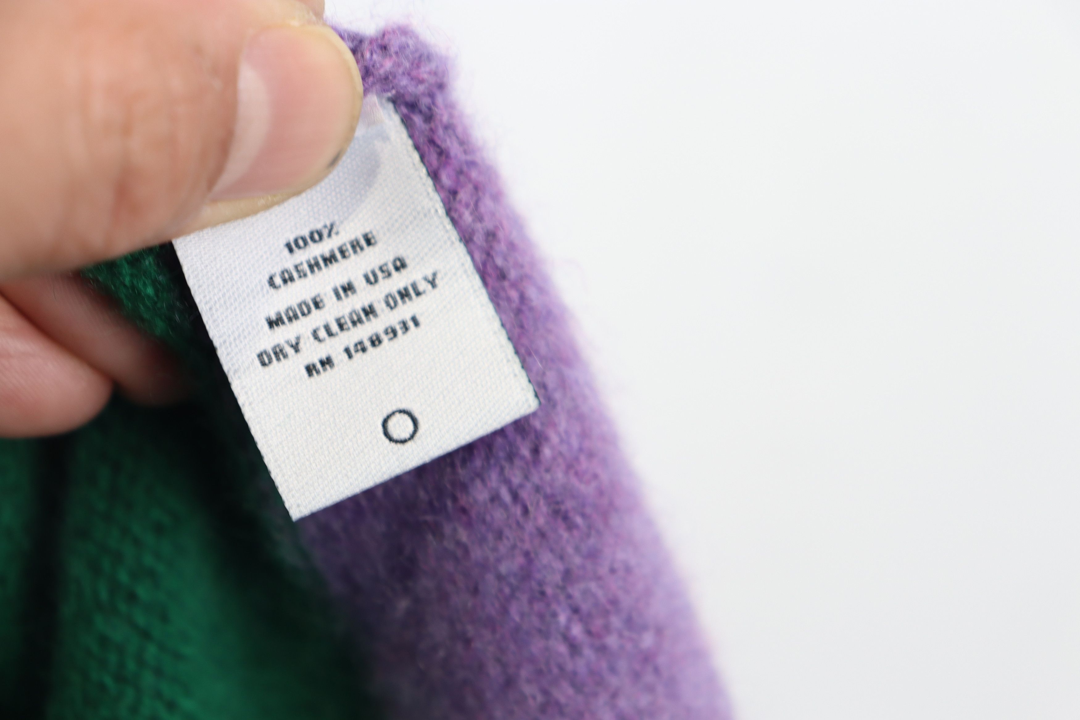 The Elder Statesman o1rshd11223 Mordechai Henley Rugby Kelly Green/Amethyst Size US M / EU 48-50 / 2 - 14 Thumbnail