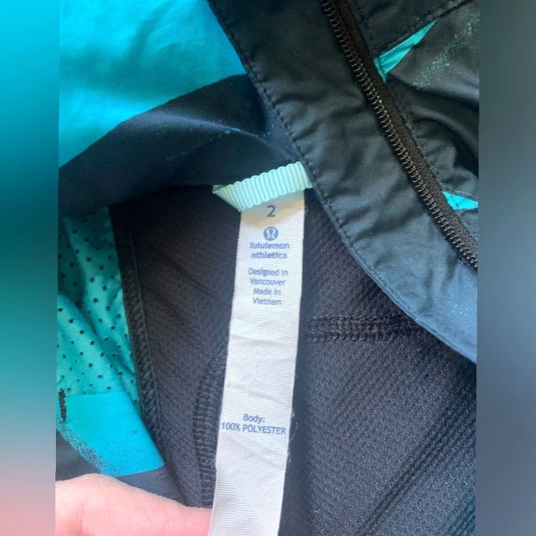 Lululemon Lululemon Backpack It Jacket Blue 2 Women Basic Jacket Polyester Peacock Blue Size XS / US 0-2 / IT 36-38 - 6 Thumbnail